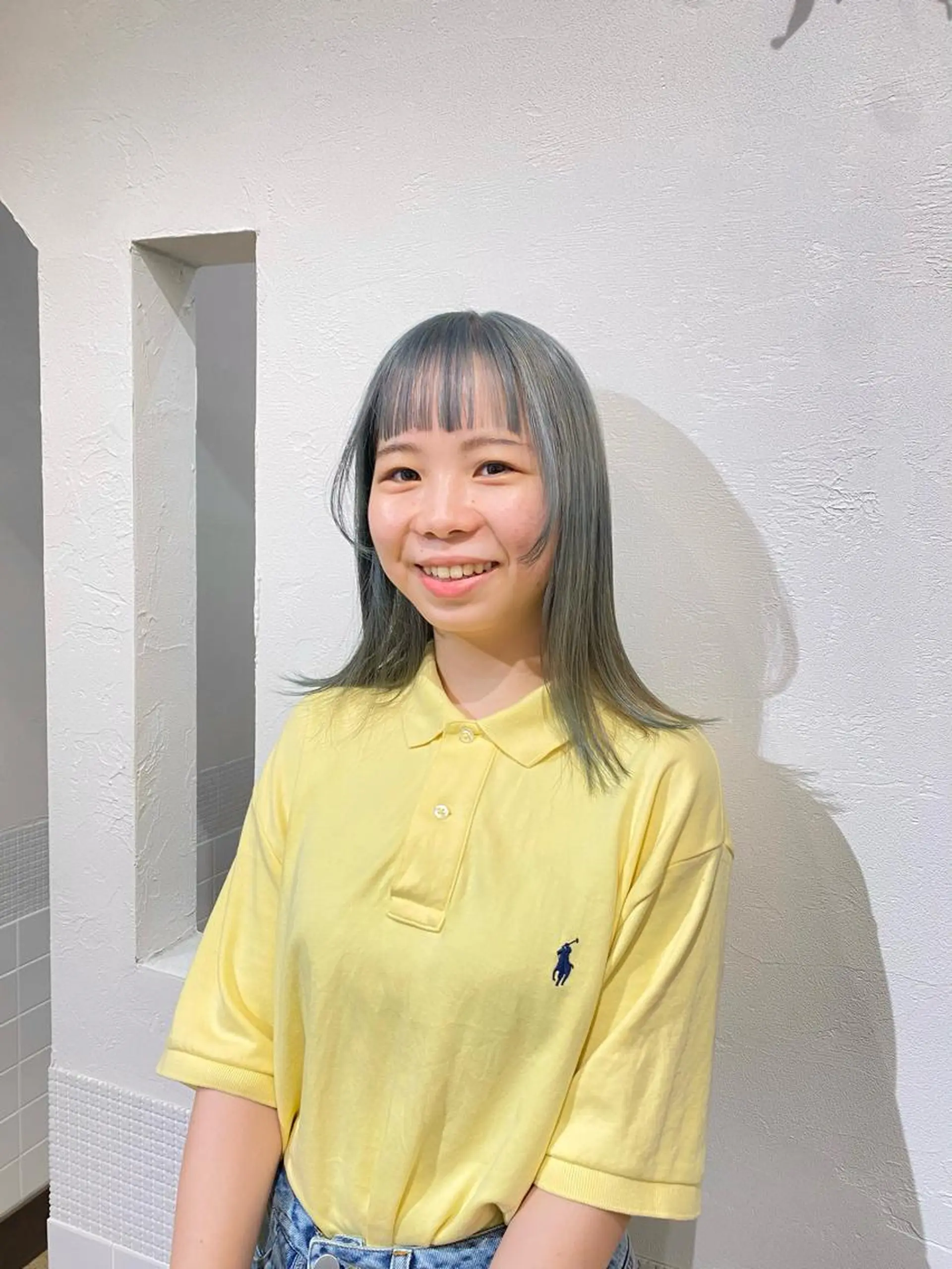 ミディアム COCOLOeAST所属・yumeno🫧 ハイトーン/ボブ🕊のヘアスタイル