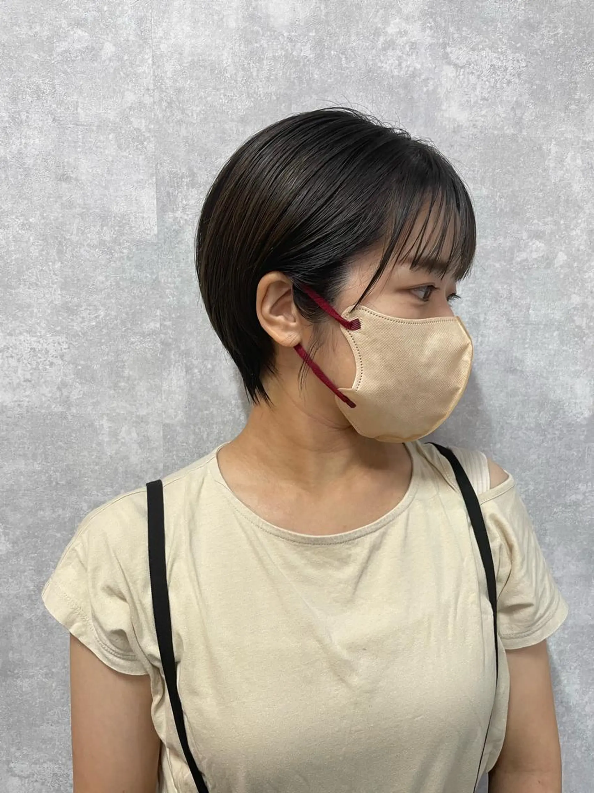 ショート 切りっぱなしボブ ショートボブ ハンサムショート 丸みショート アッシュ C’LD hair  produce /シールドヘア所属・モテ髪/ボブ/ショー ト/アダチフウトのヘアスタイル