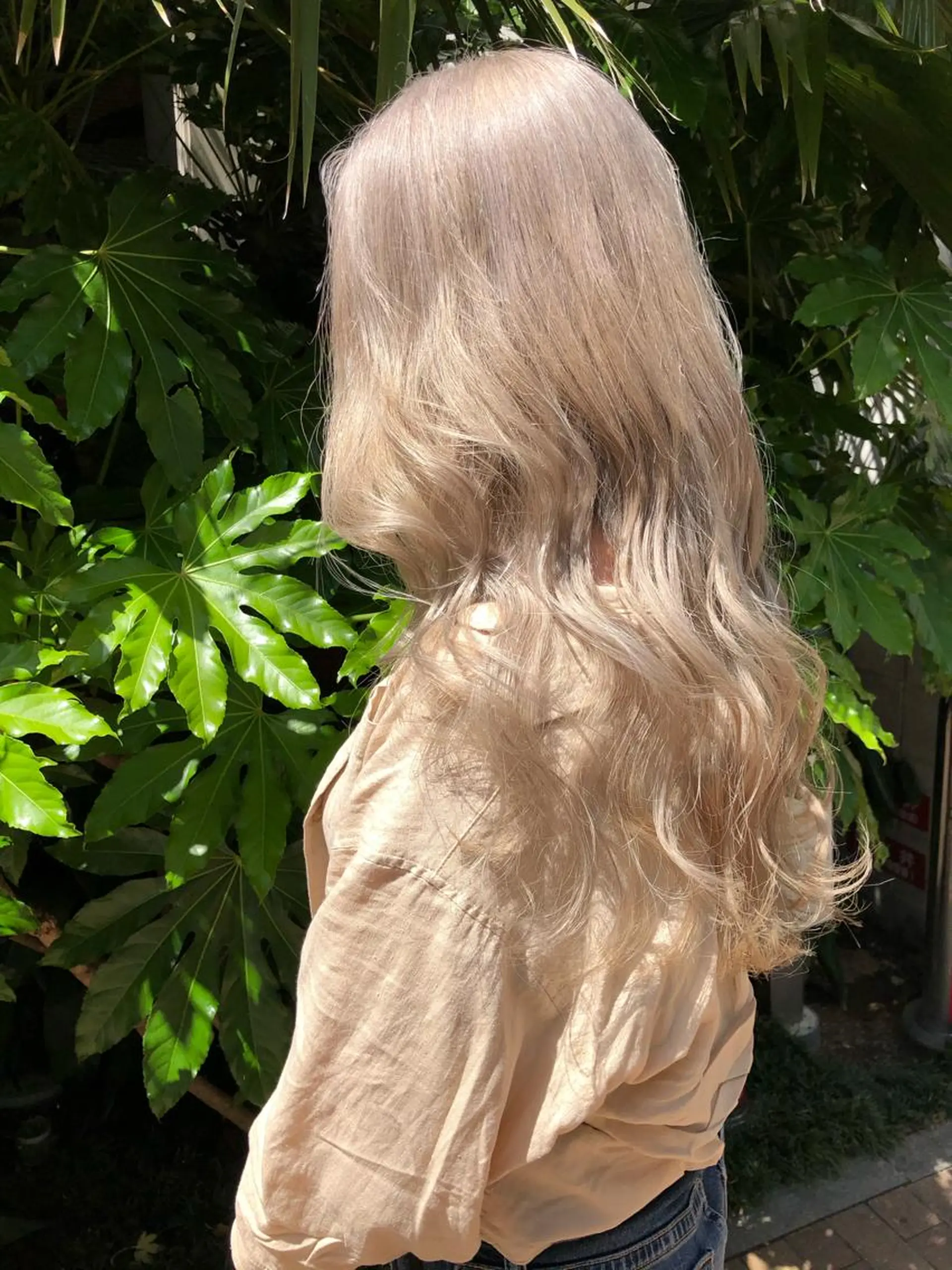 セミロング カラー ベージュカラー ヘアカラー トリートメント GiseL天神カラー 髪質改善/ブリーチのヘアスタイル