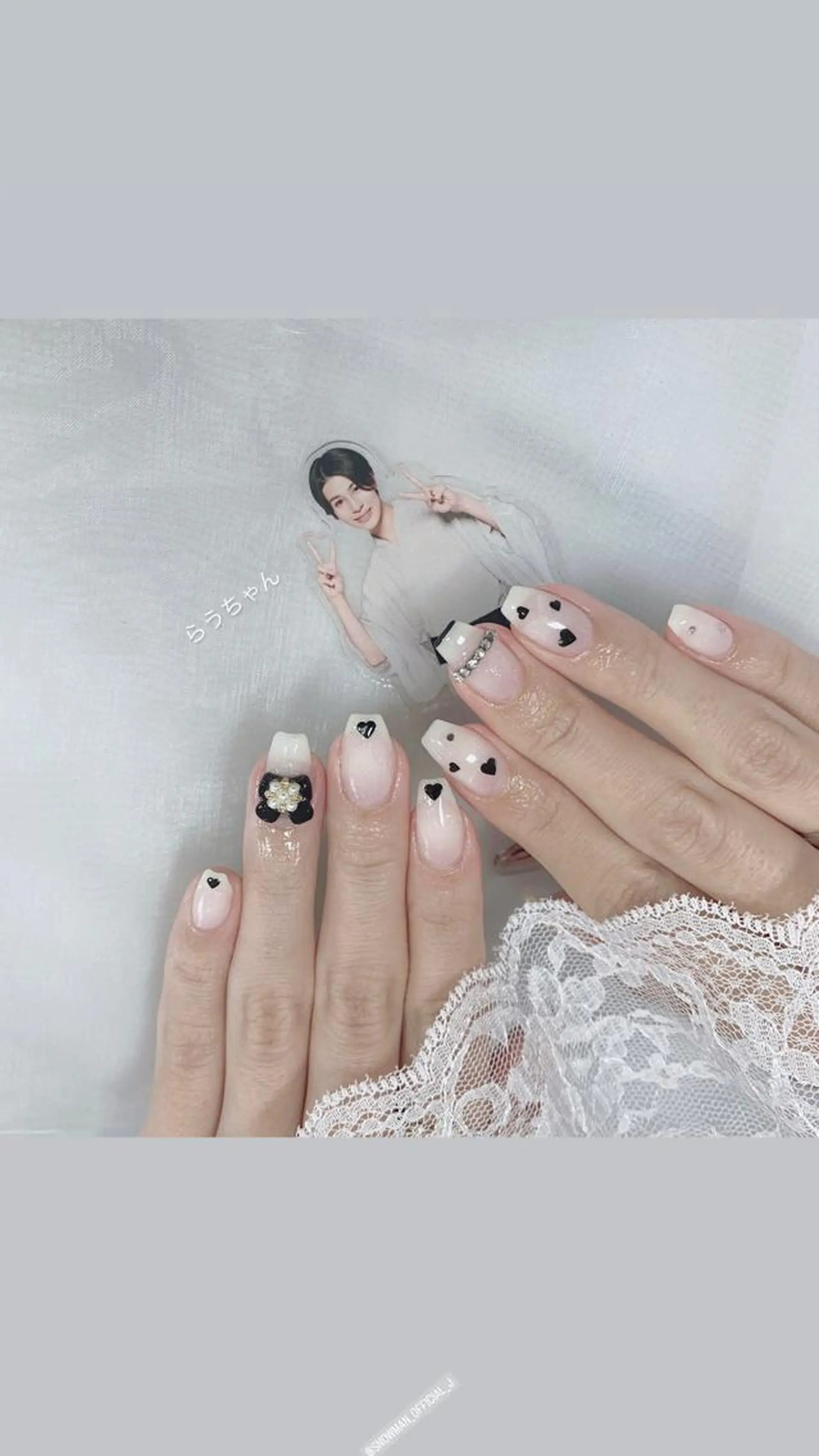 ネイル ハンドネイル La neige* yuki 🥯🍑のネイルデザイン