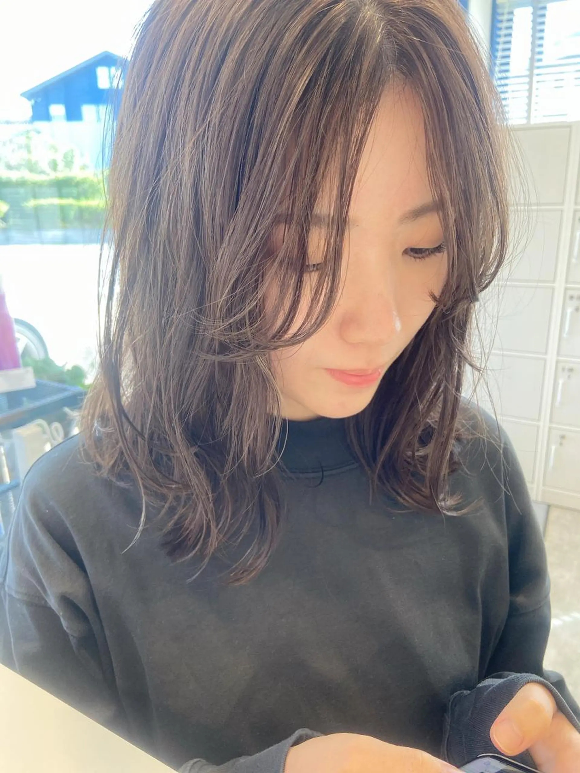 ミディアム カラー 透明感カラー TECHRISE刈谷所属・田中 大貴のヘアスタイル