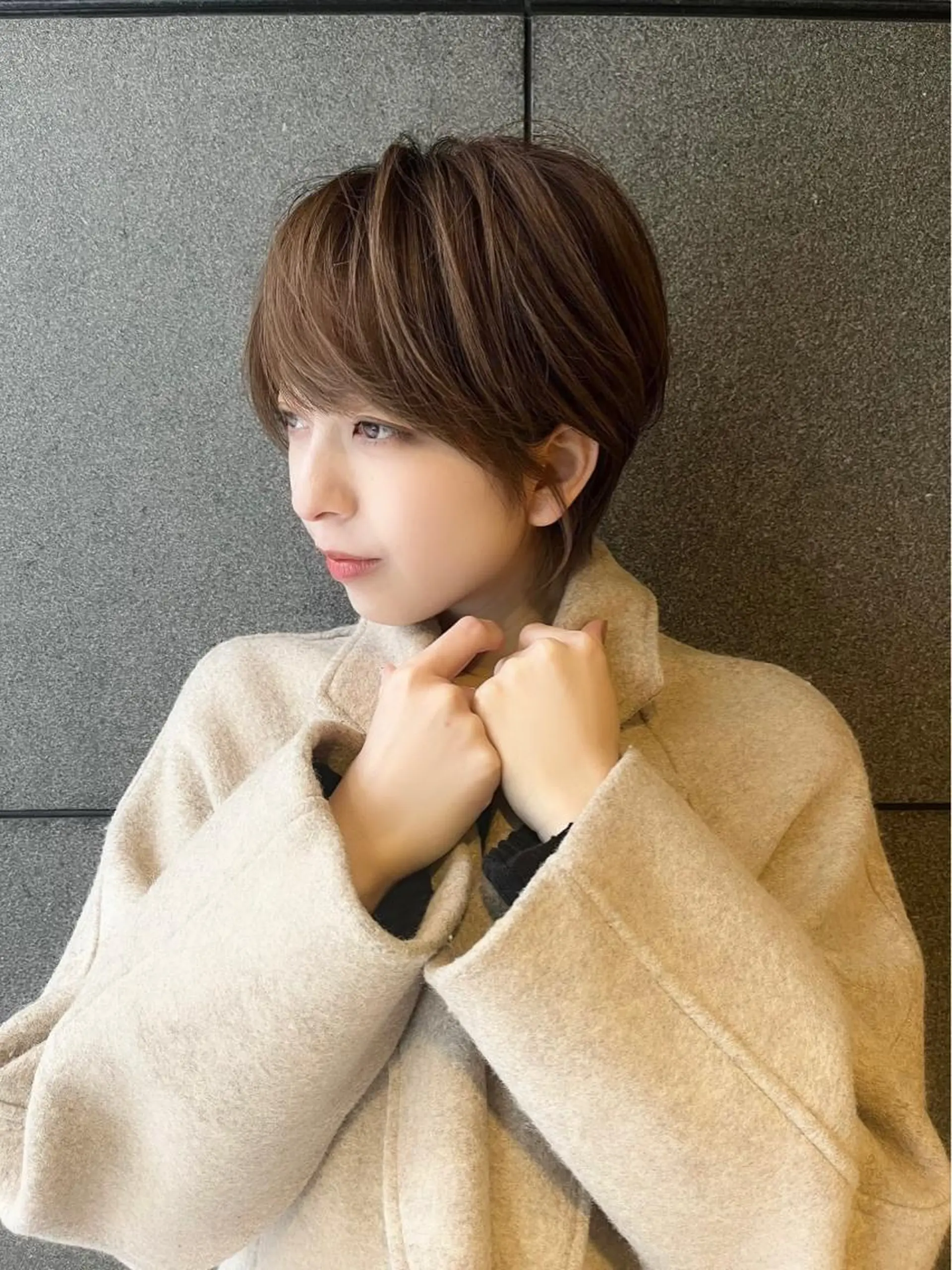 ショート カラー パーマ ヘアアレンジ メンズ キッズ ネイル マツエク・マツパ アイブロウ modek's tokyo所属・顔周りレイヤー ☺︎shunのヘアスタイル