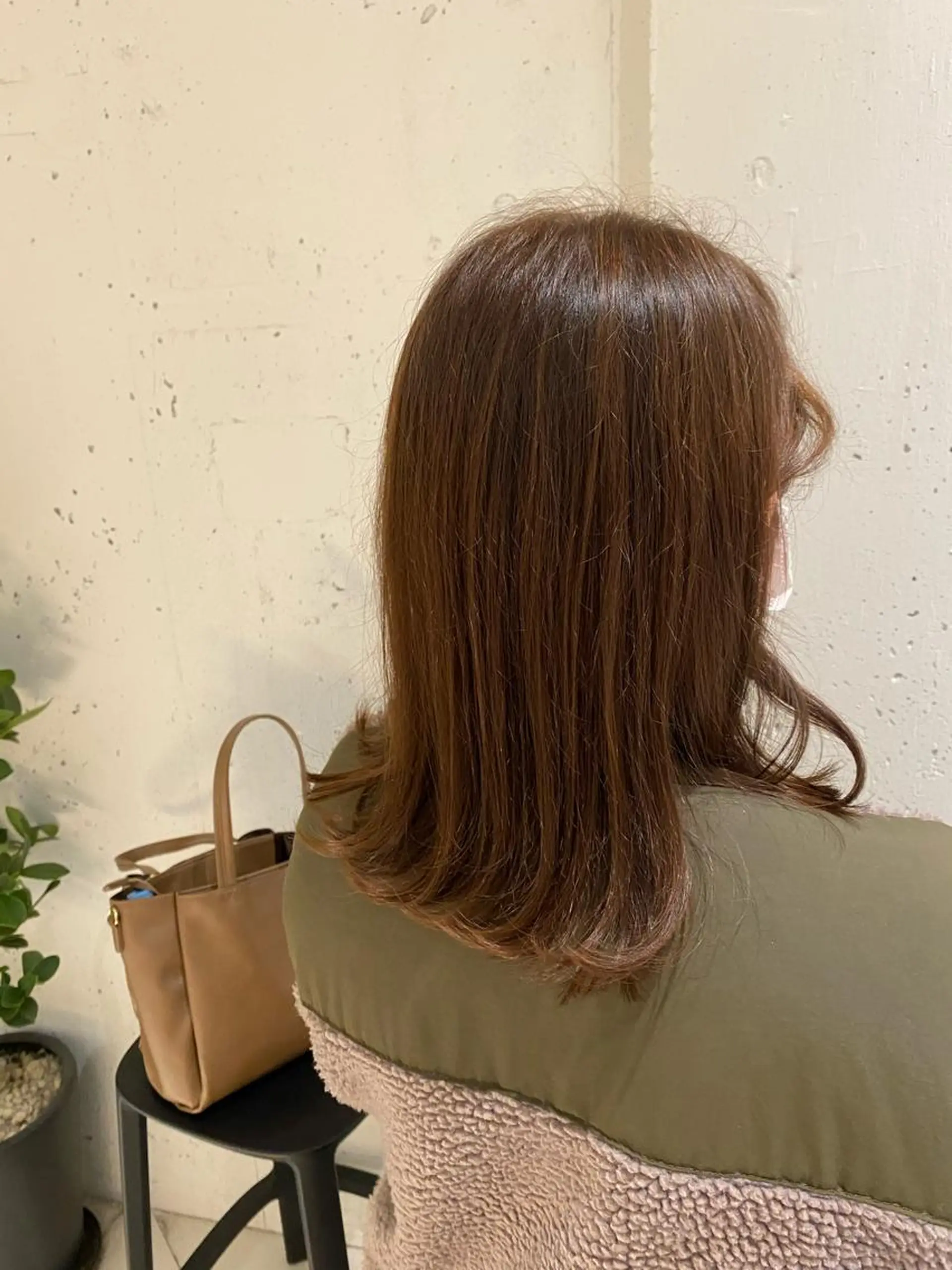 ミディアム カラー カット ヘアカラー トリートメント ヘアセット ナチュラル/韓国💎 haruka 💎のヘアスタイル