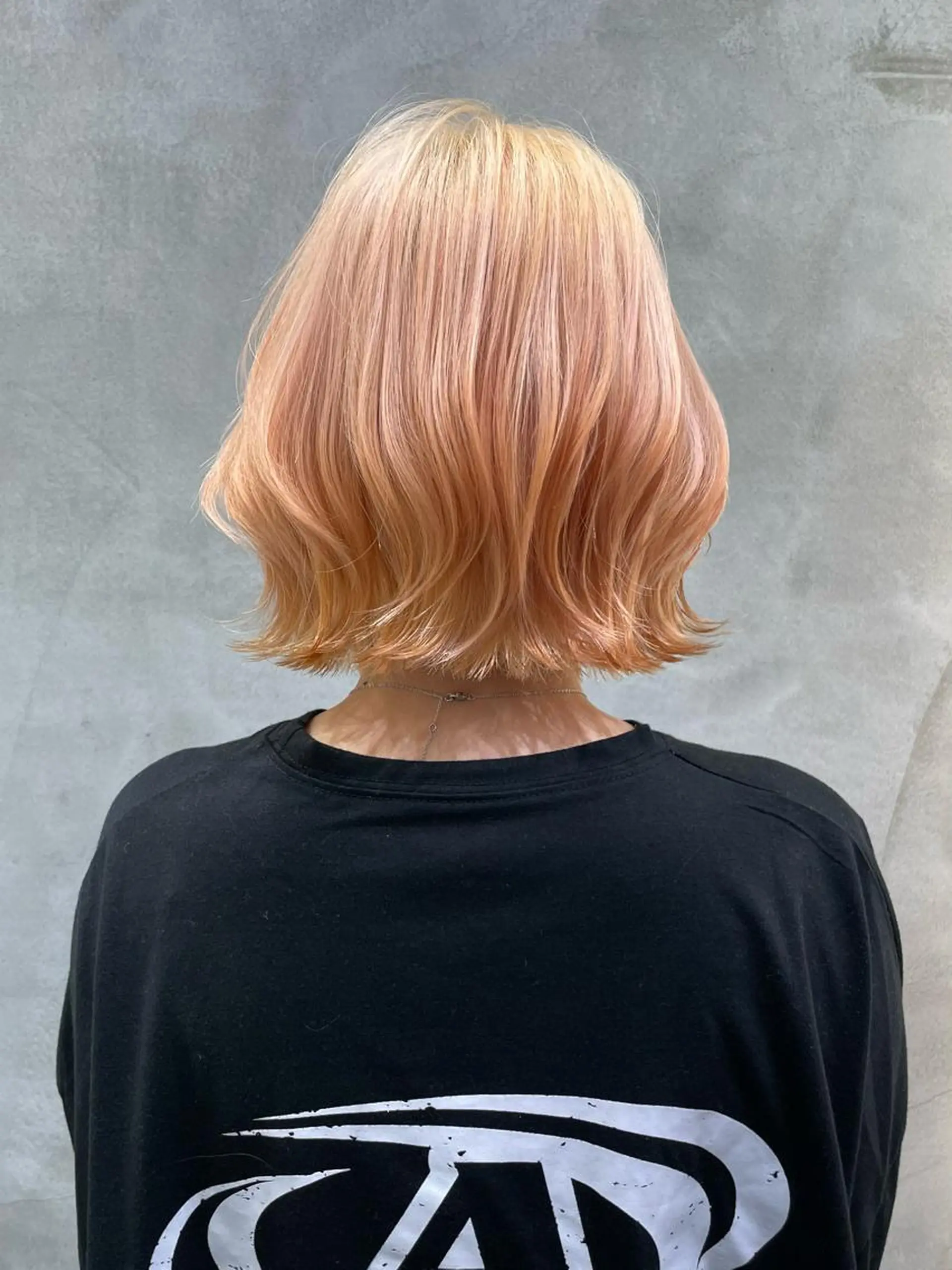 ショート ボブ ヘアカラー トリートメント 本田 奈穂美のヘアスタイル