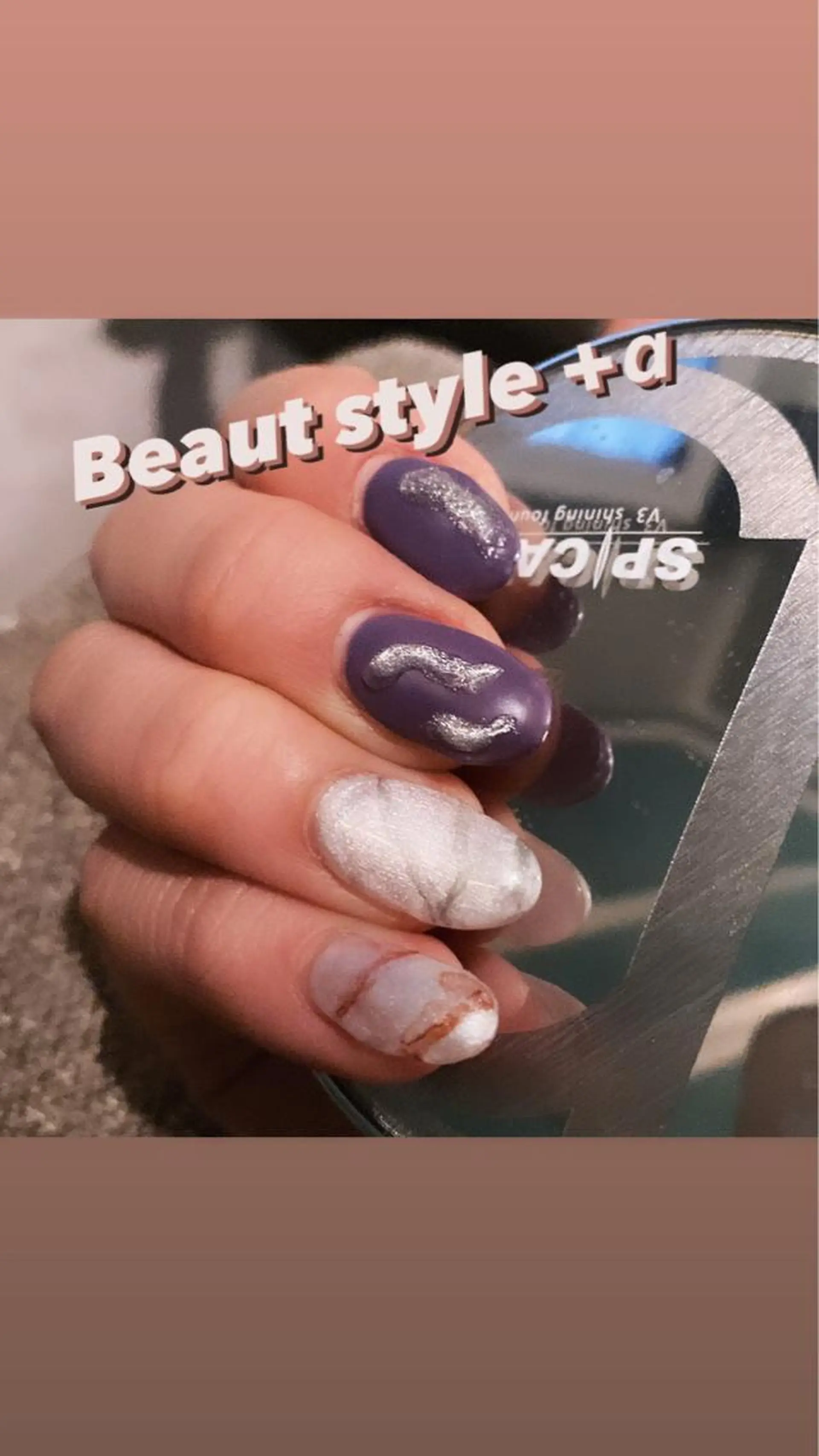 ネイル マグネットネイル ニュアンスネイル Beauty style +α所属・Memezawa Nanaのネイルデザイン