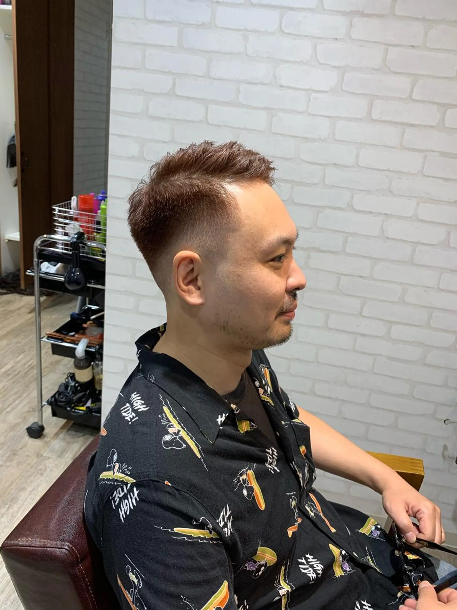 ショート メンズ フェードカット Blossom大塚 ディレクター永野のヘアスタイル