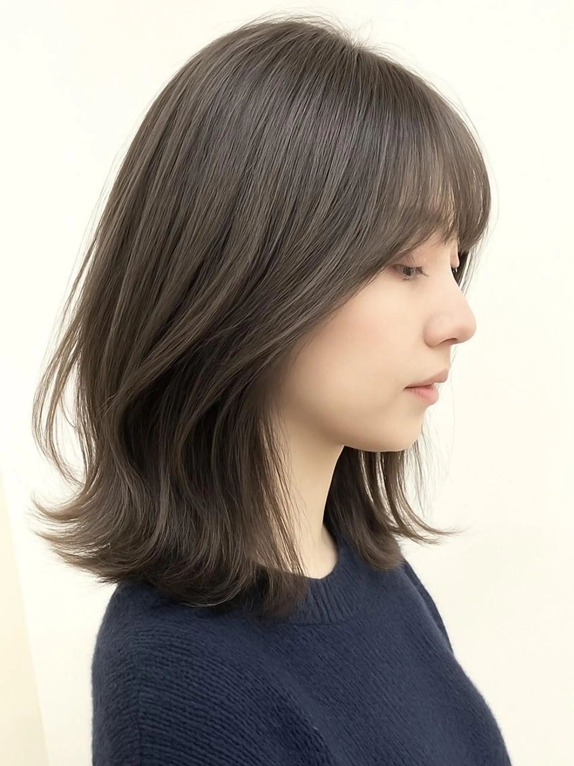 セミロング カット ヘアカラー 💫お呼ばれヘア💫 髪質改善✨トモエ市川のヘアスタイル
