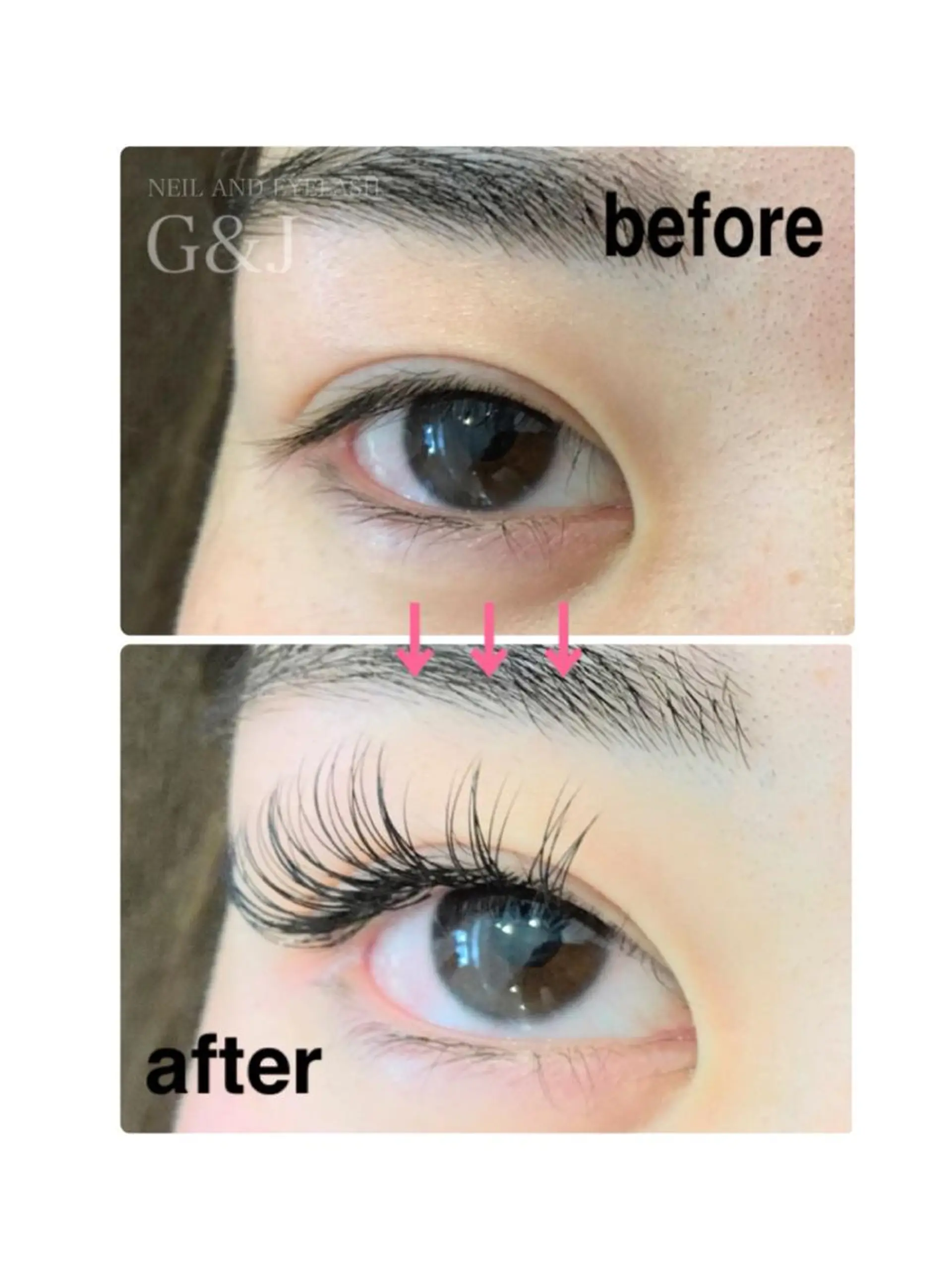 マツエク・マツパ Dカール 目尻長め セーブル アップワードラッシュ Eyelash  Salon FAXIA大宮店所属・FAXIA Mihoの眉毛・アイブロウイメージ