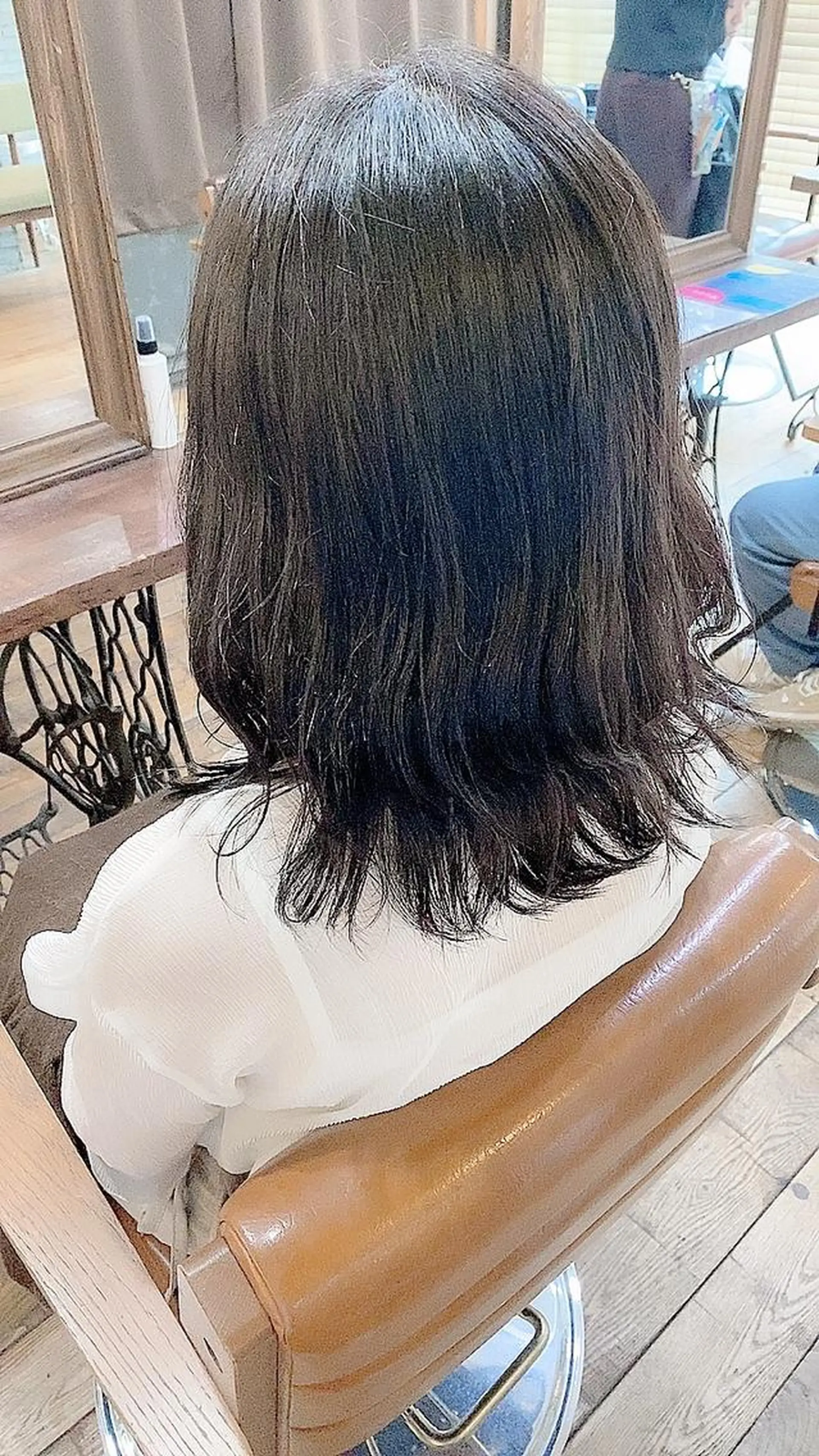 ミディアム カラー ヘアアレンジ 國分 伸也のヘアスタイル