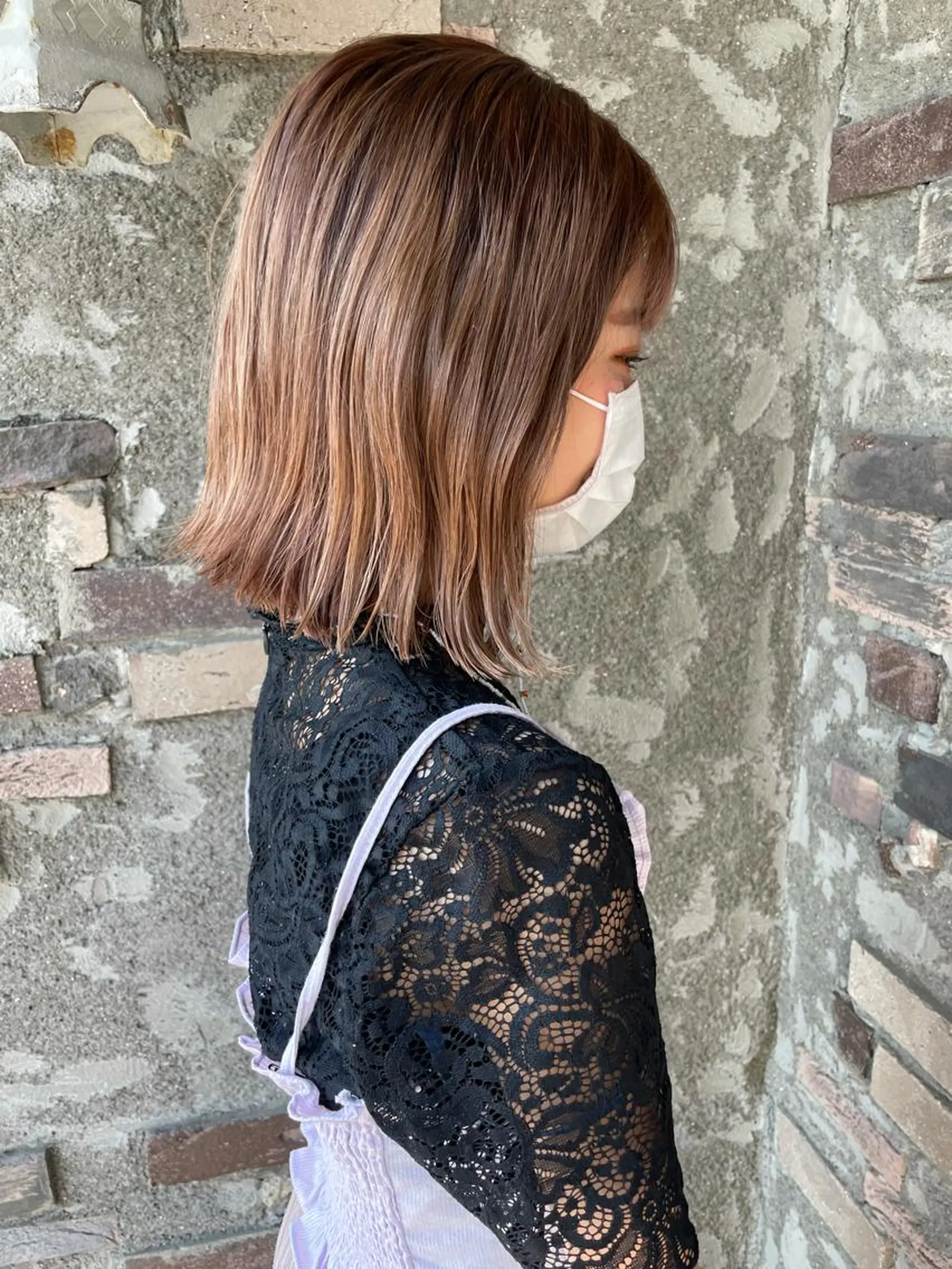 ミディアム gram岡崎南 KYOKOのヘアスタイル