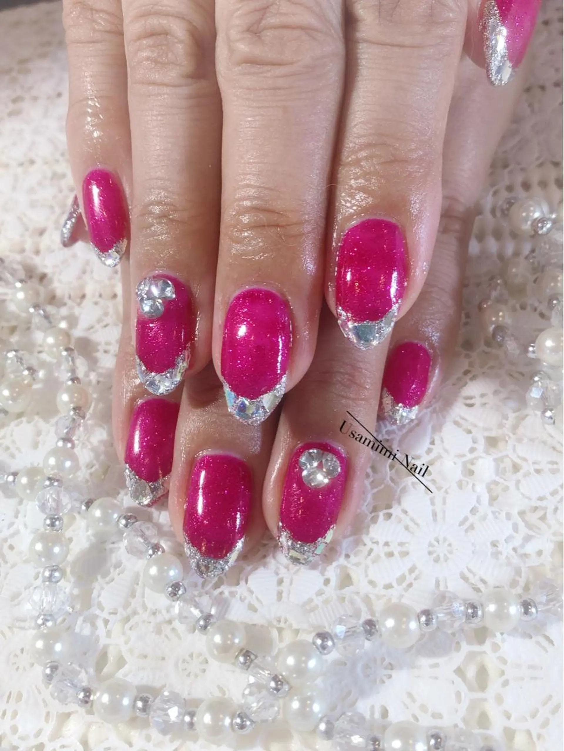 ネイル ハンドネイル USAMiMi 🐰💕のネイルデザイン