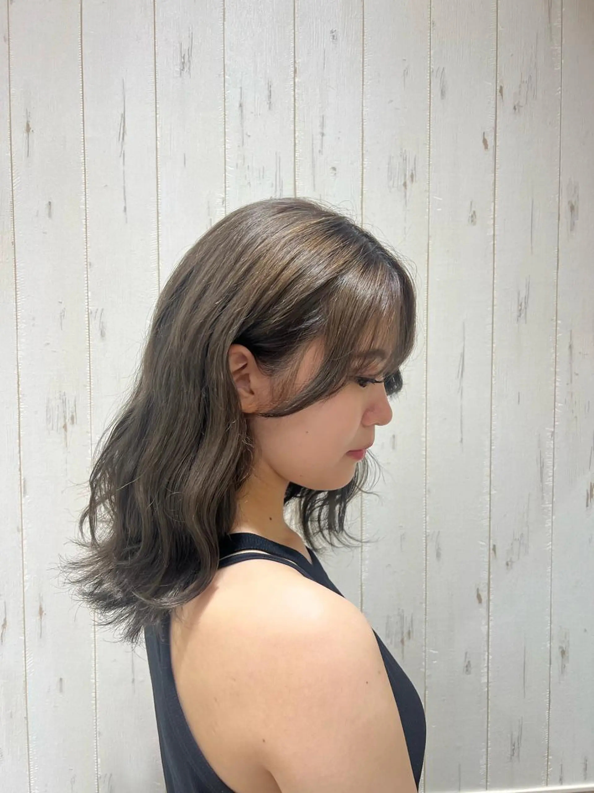 ミディアム ハイライト 髪質改善 hair salon FAN所属・FANスタイリスト Ⓜ️EIのヘアスタイル