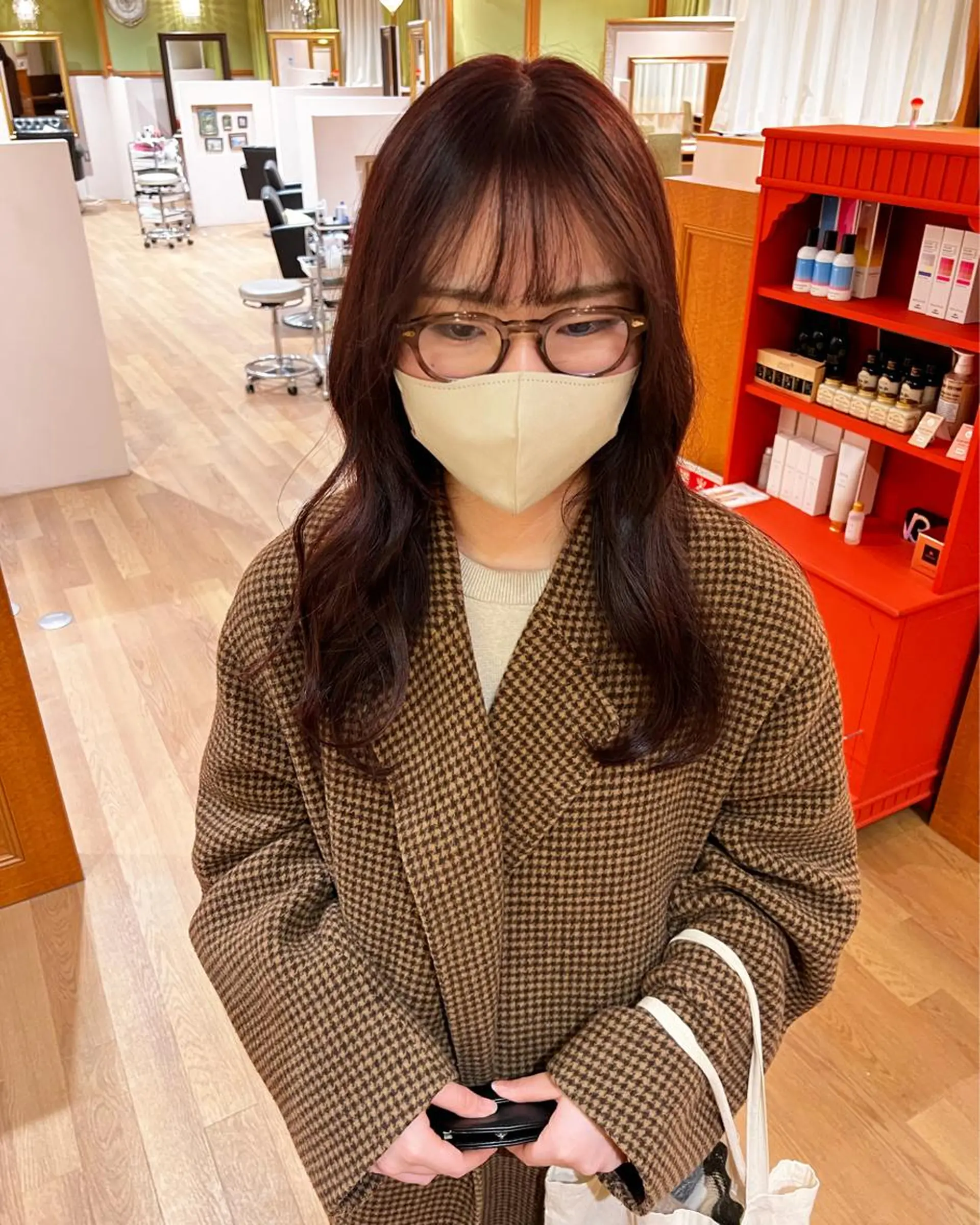 ロング カラー メンズ ダブルカラー ピンクカラー Lita所属・Lita KANAのヘアスタイル