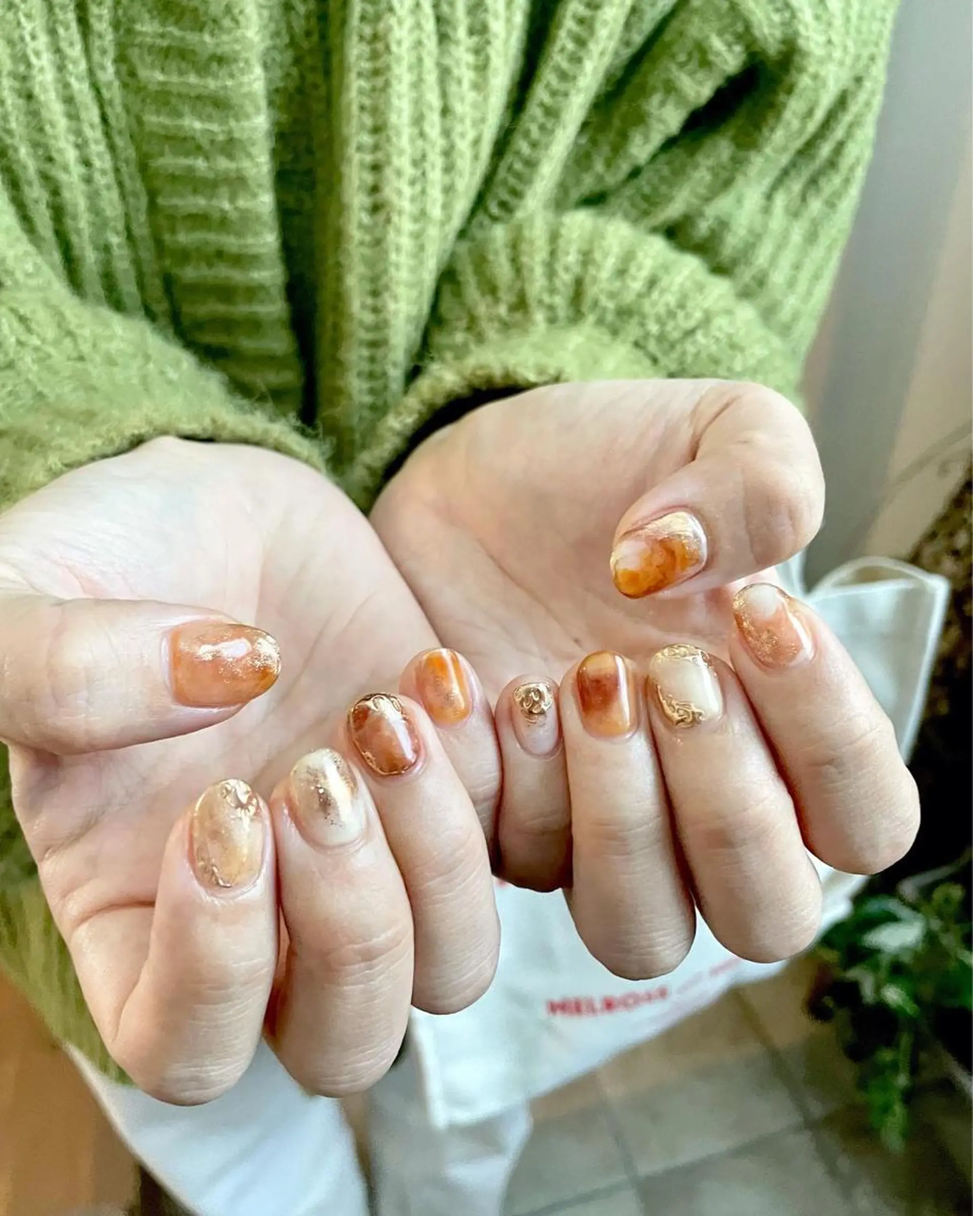 ネイル 甲府市徳行 🧸prunelleのネイルデザイン