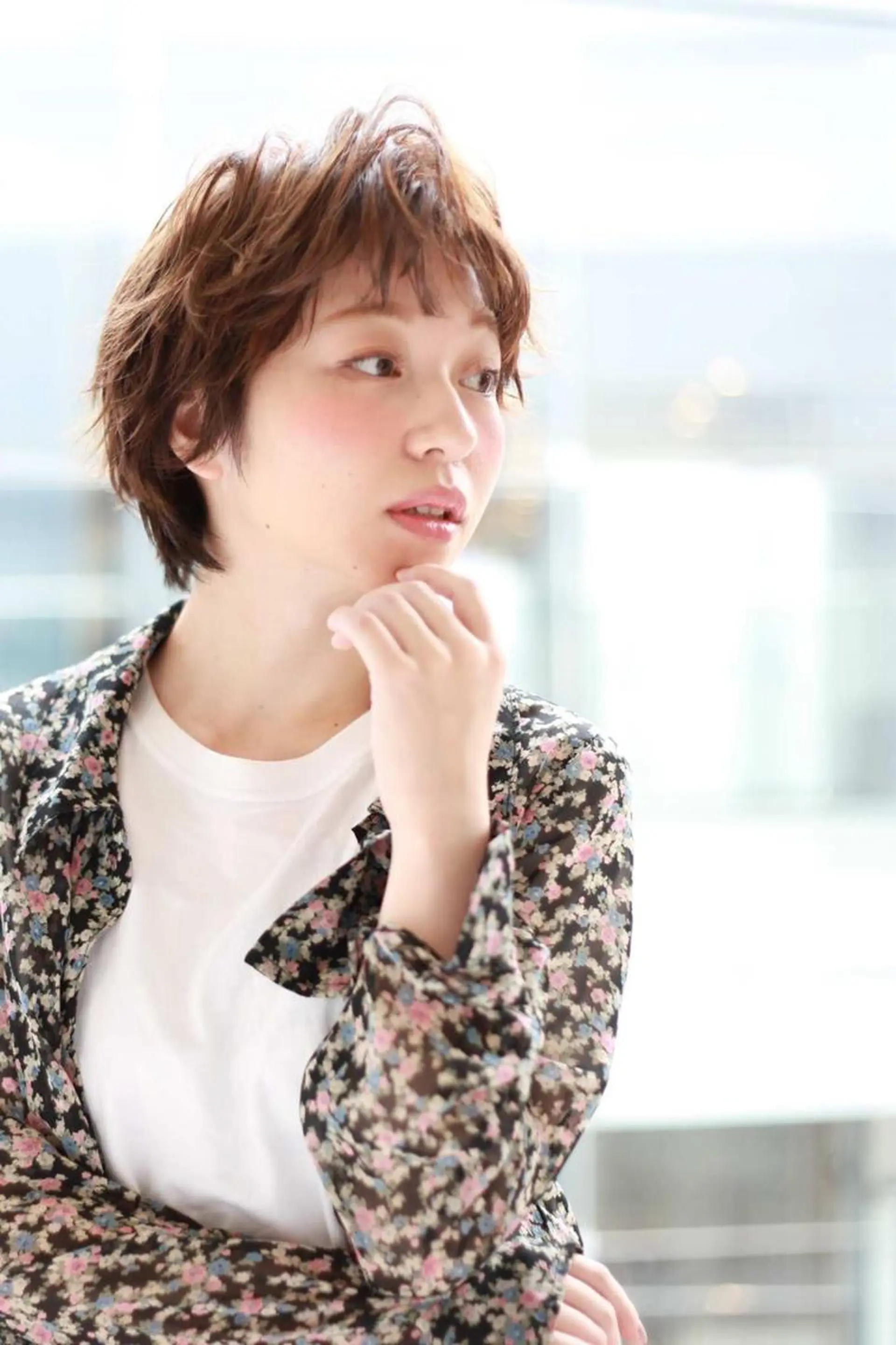 セミロング 松島 涼花のヘアスタイル