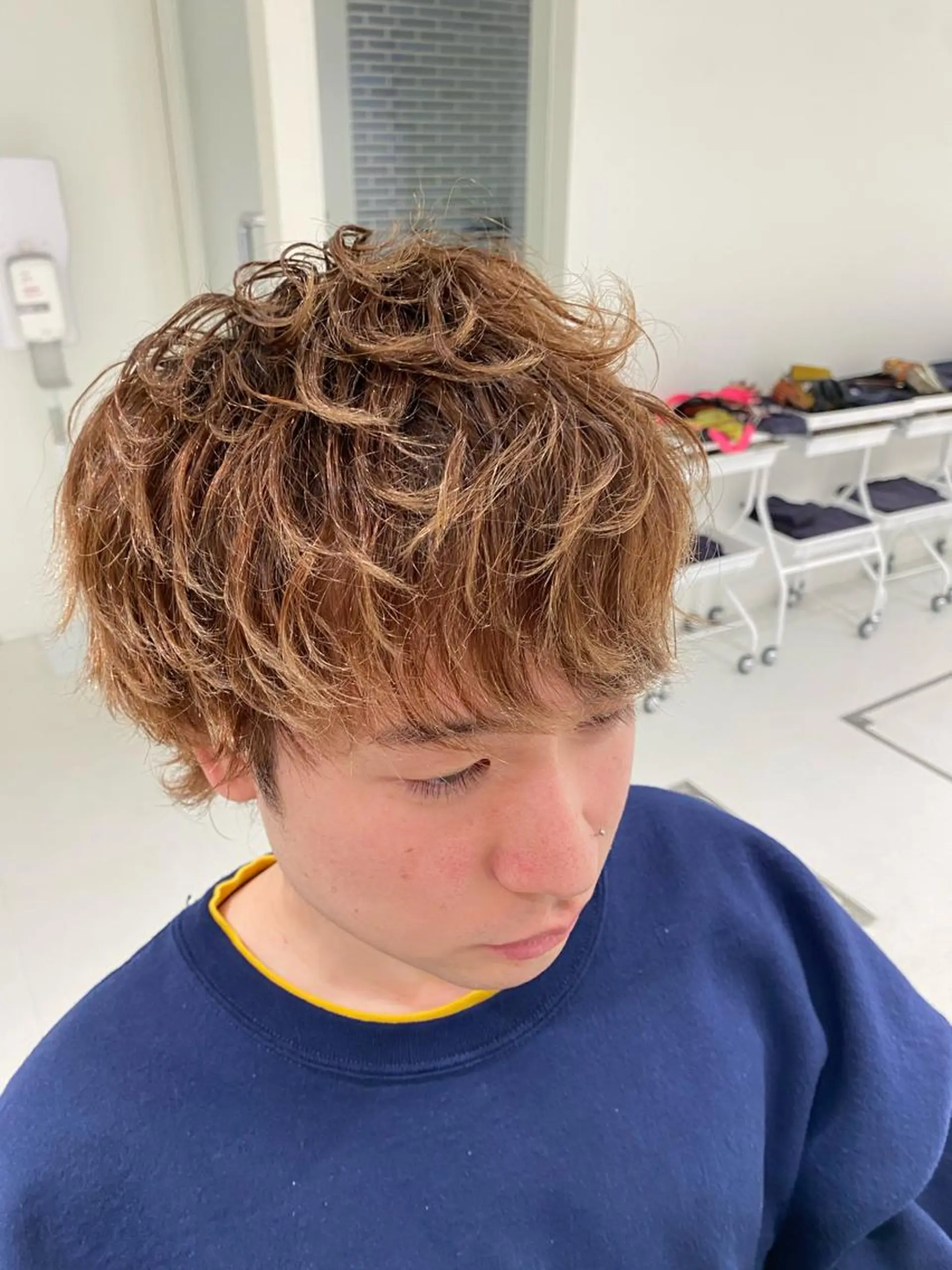 パーマ メンズ メンズパーマ if ...hair salon所属・明神 拳翔のヘアスタイル