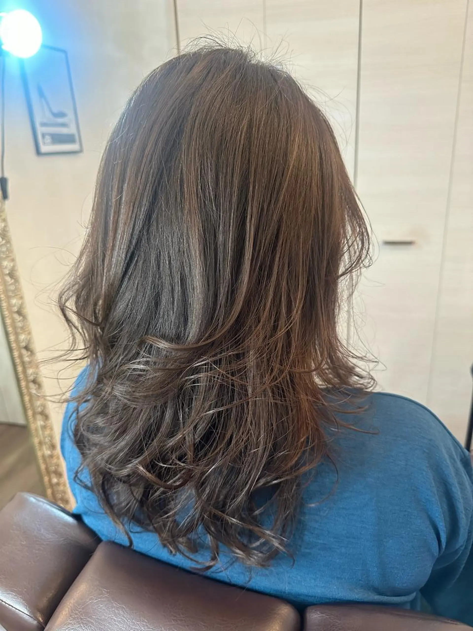 セミロング パーマ セミロングパーマ レイヤーカット カット パーマ 🌺✨小川 友佳✨🌺のヘアスタイル