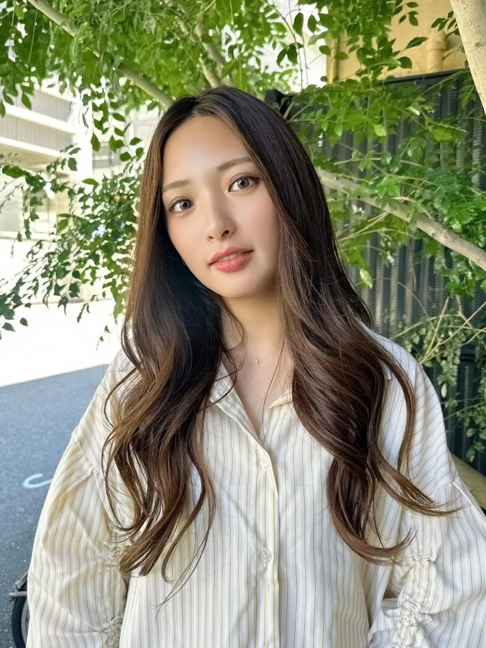 ロング カット ヘアカラー トリートメント ⭐️迫田 ゆう⭐️のヘアスタイル