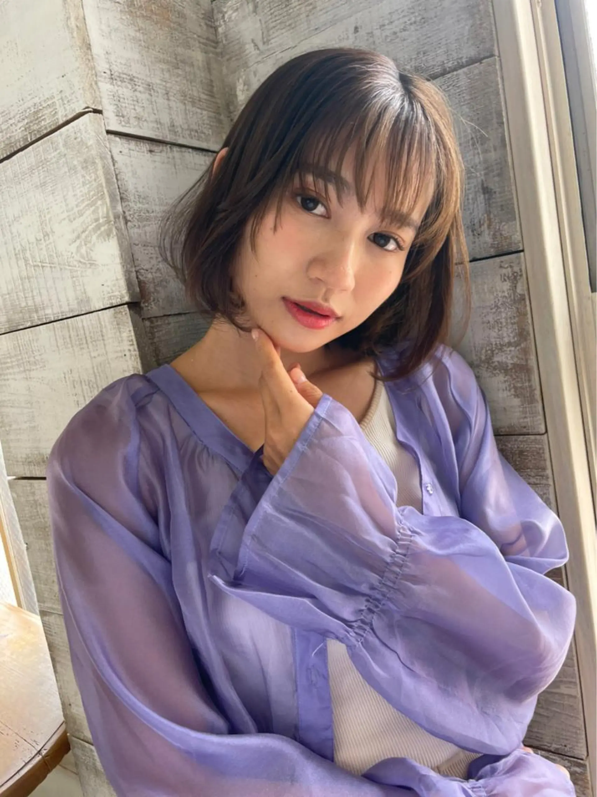 ショート カット ヘアカラー トリートメント レイヤーカット 早崎太生のヘアスタイル