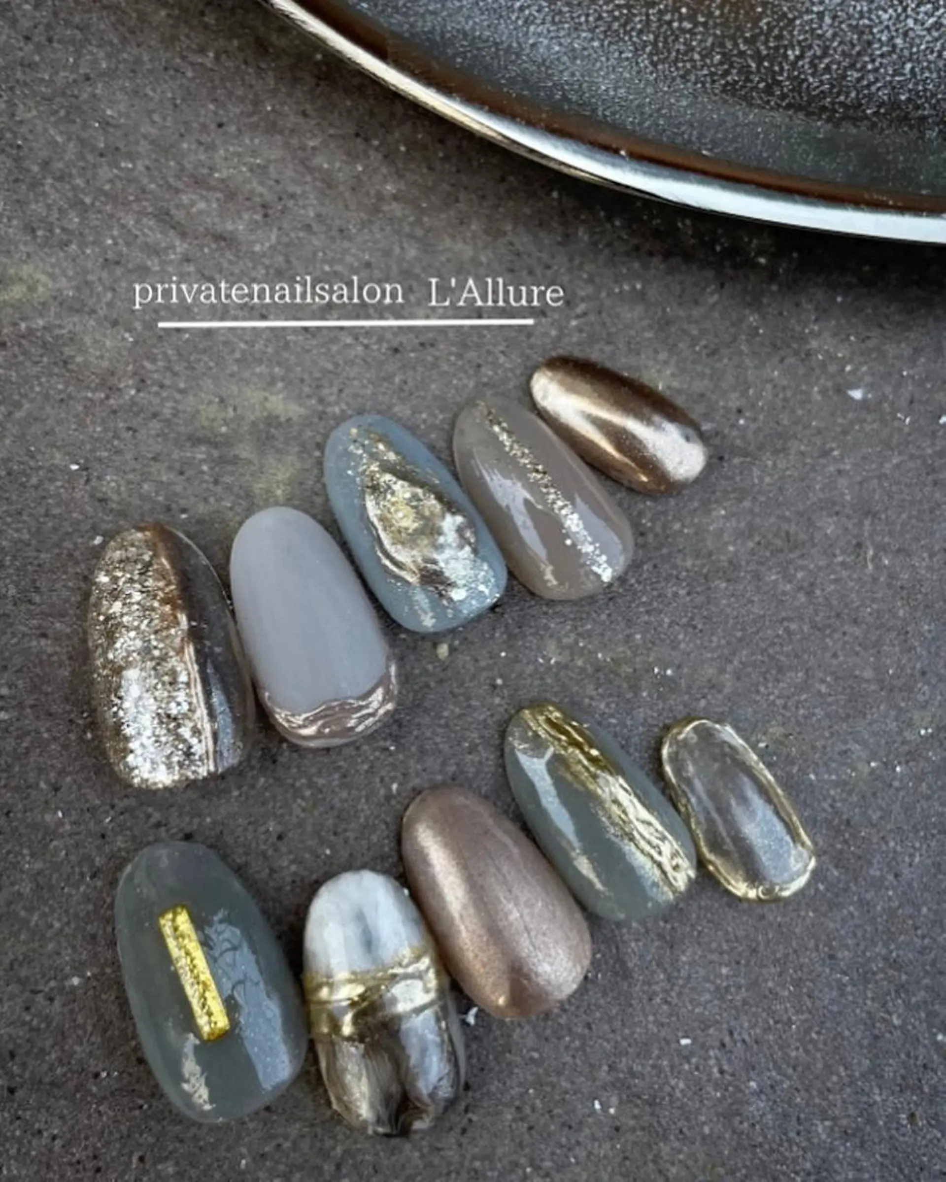 ネイル ニュアンスネイル ハンドネイル nailsalon -L'Allure-のネイルデザイン