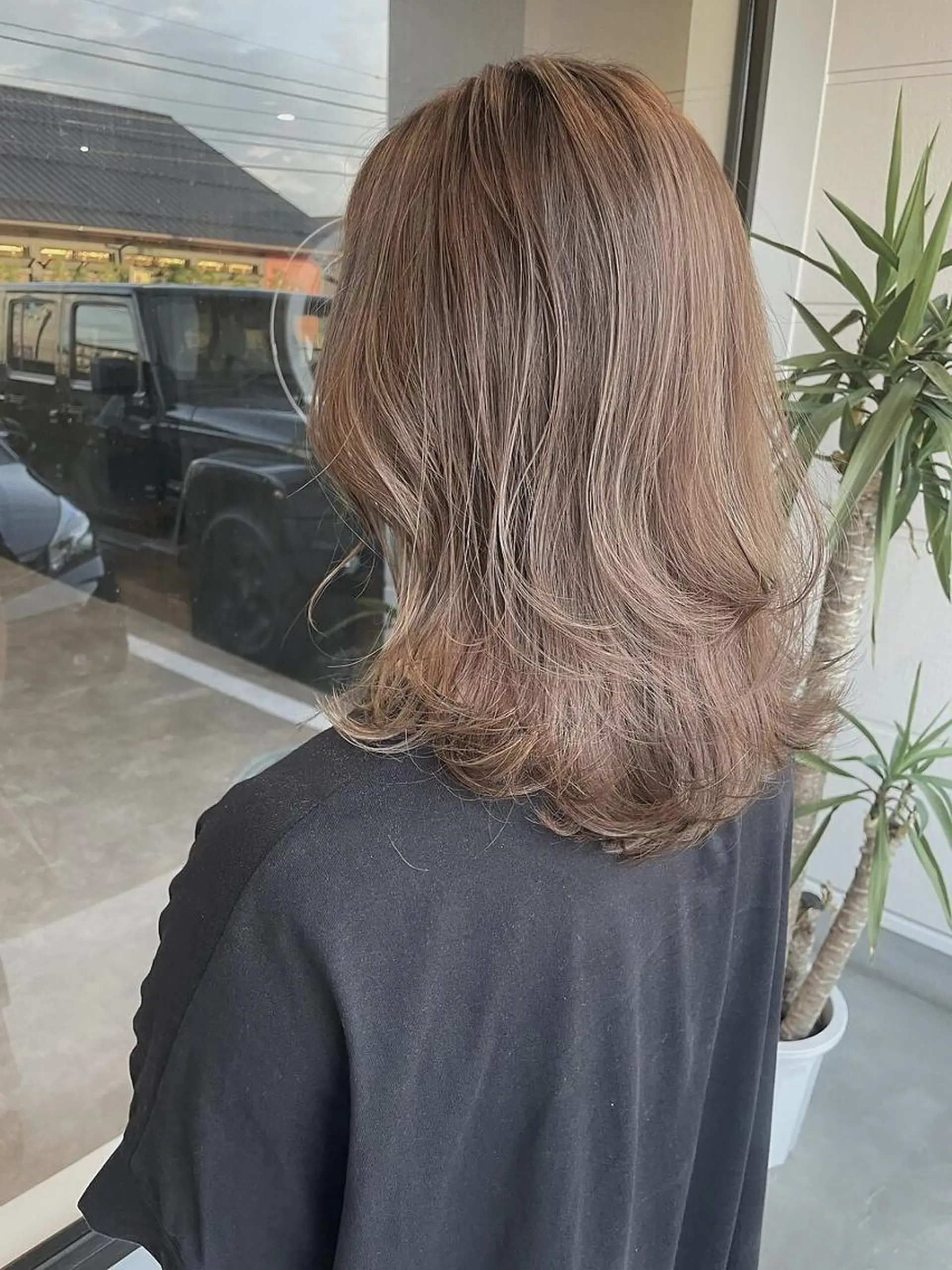 カラー ベージュカラー 透明感カラー 髪質改善 米倉 一輝のヘアスタイル