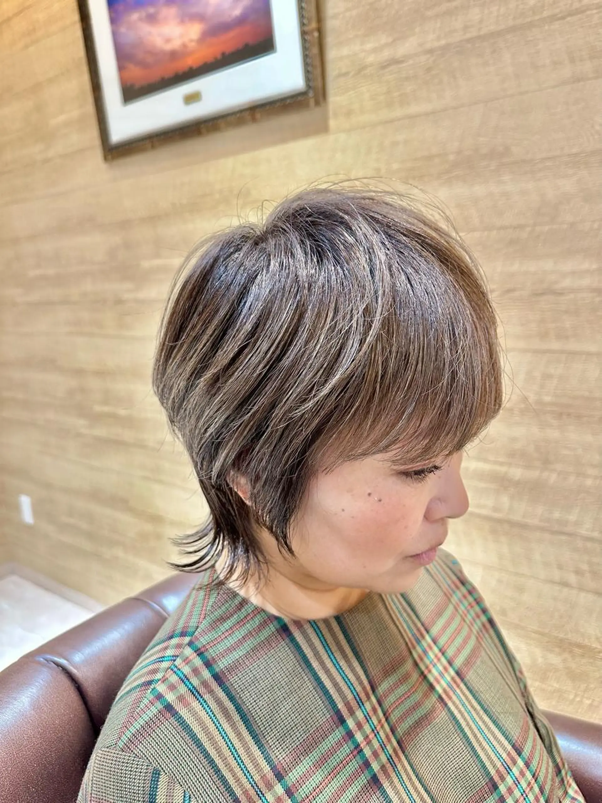 ショート Number六本松所属・山崎 友雅のヘアスタイル