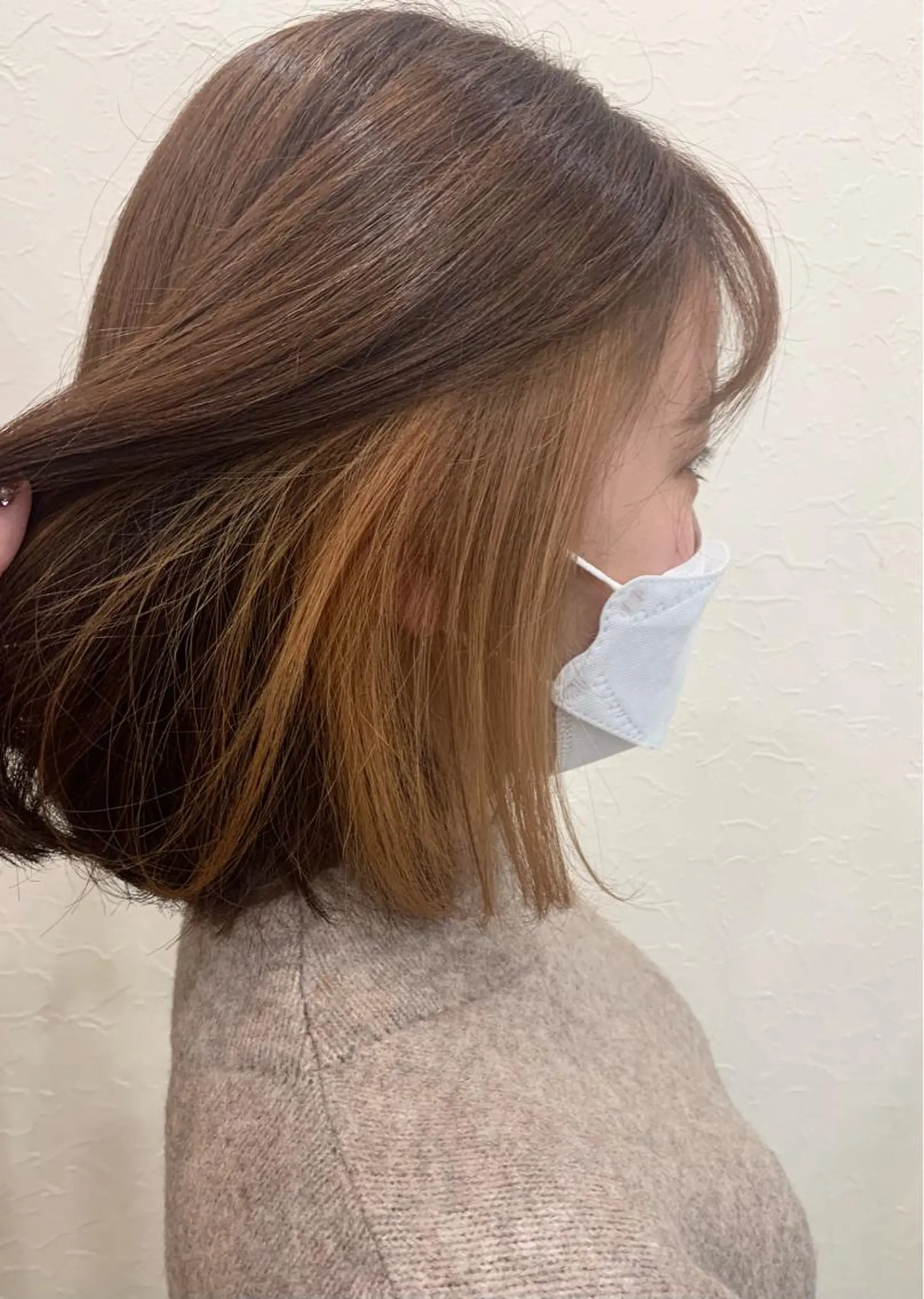 ミディアム 石原 姫菜のヘアスタイル