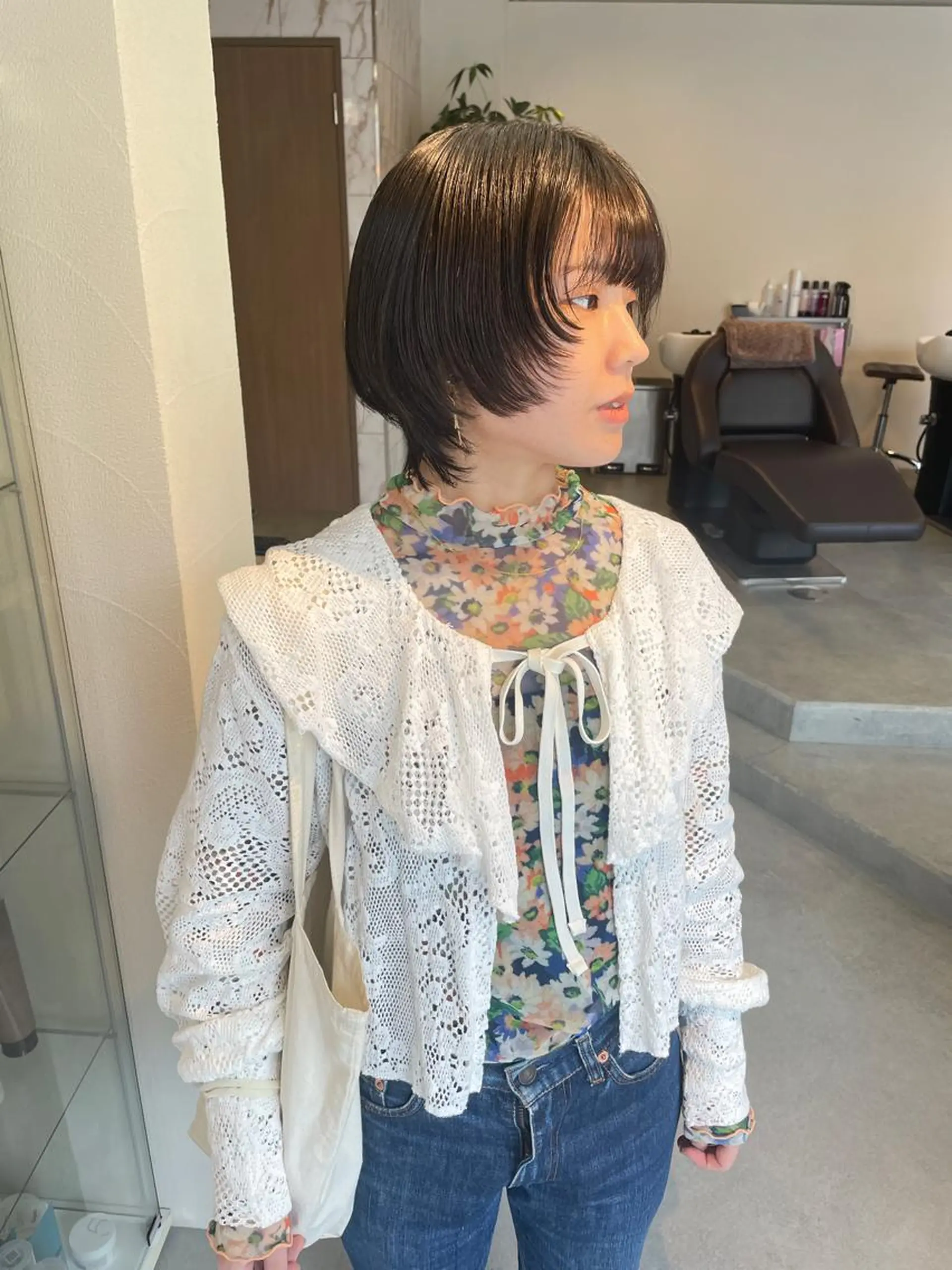 ミディアム 韓国風ヘア ウルフカット カット ヘアセット Masena所属・💎韓国風レイヤー /ボブ💎Namiのヘアスタイル