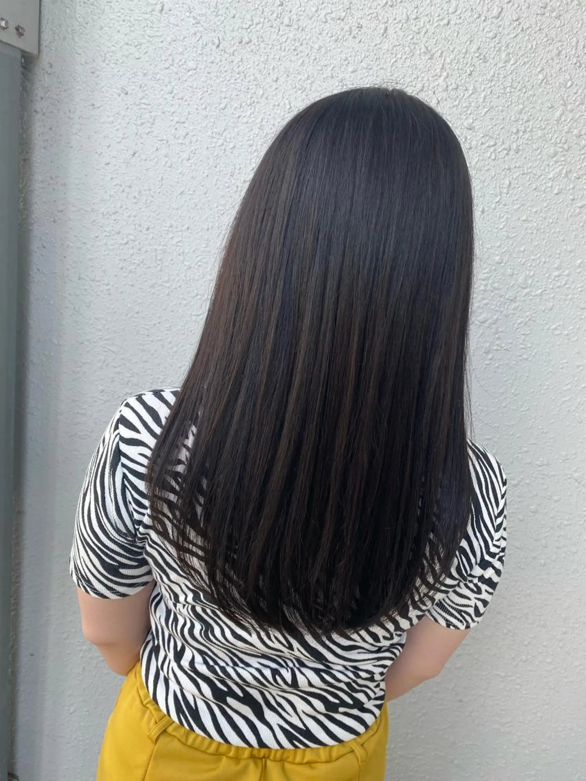 ロング カット 縮毛矯正 後藤紗英/髪質改善 /オリーブベージュのヘアスタイル