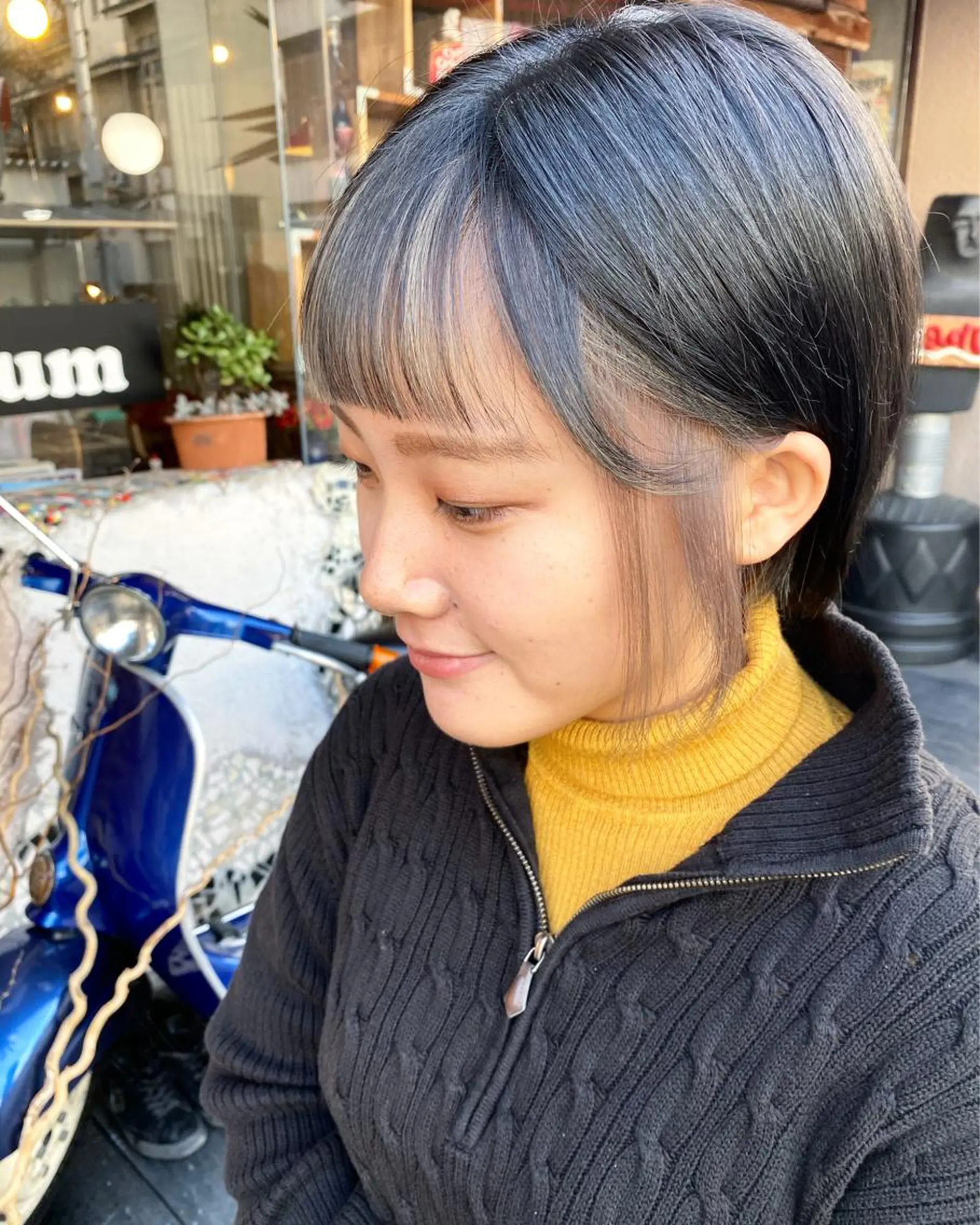 ショート カラー ヘアカラー トリートメント 玉木 育実のヘアスタイル