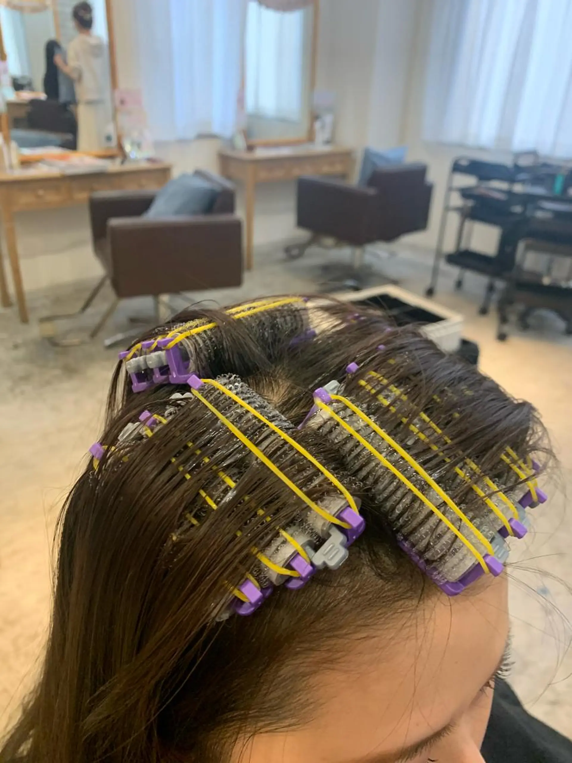 パーマ 根元パーマ パーマ 現地韓国ヘア🇰🇷 Chisaki치사키のヘアスタイル