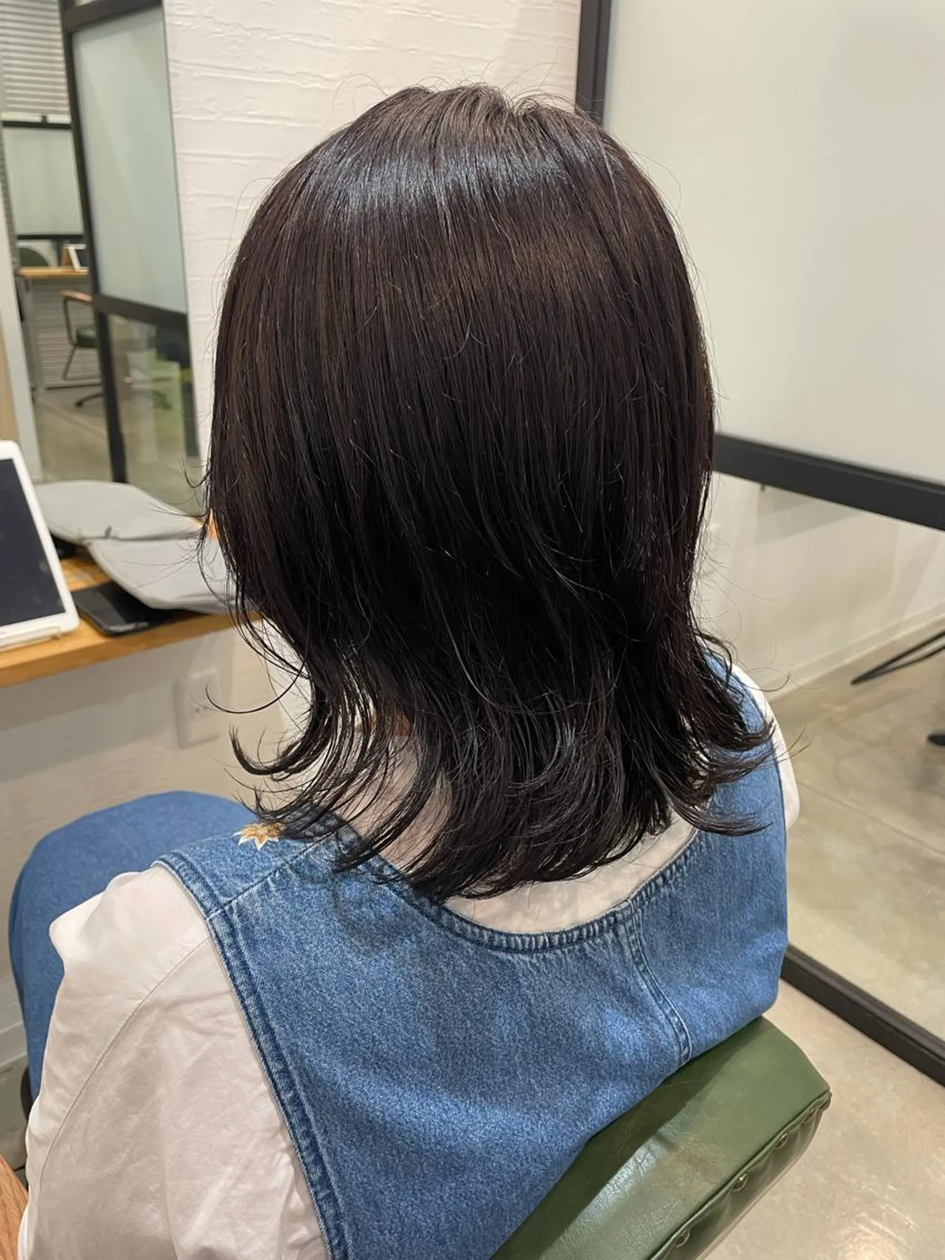 ミディアム 髪質改善 個室美容室 calm 新田 美容院【カルム】所属・【カルム】 スズキのヘアスタイル