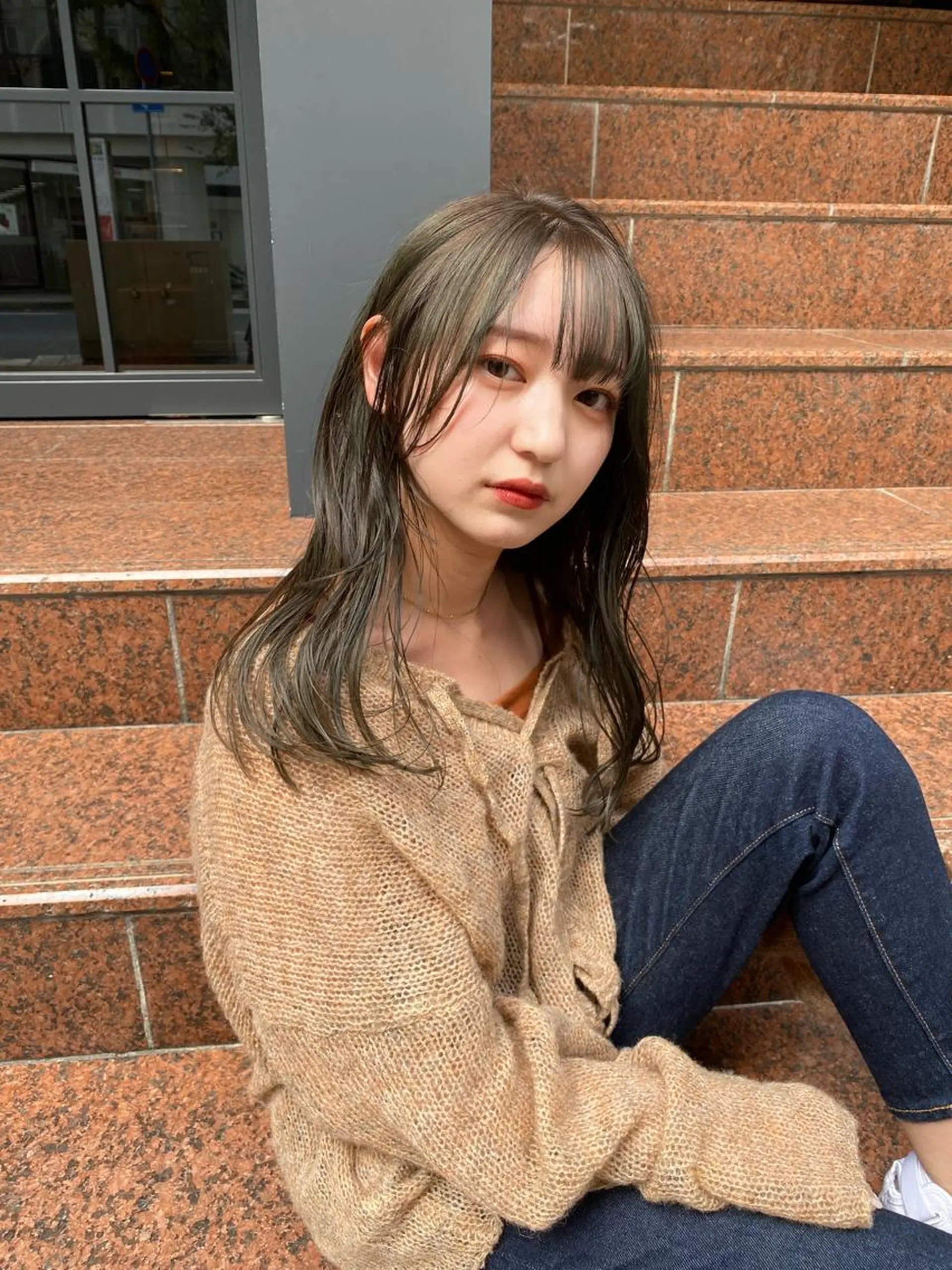 ロング 山本 菜月のヘアスタイル