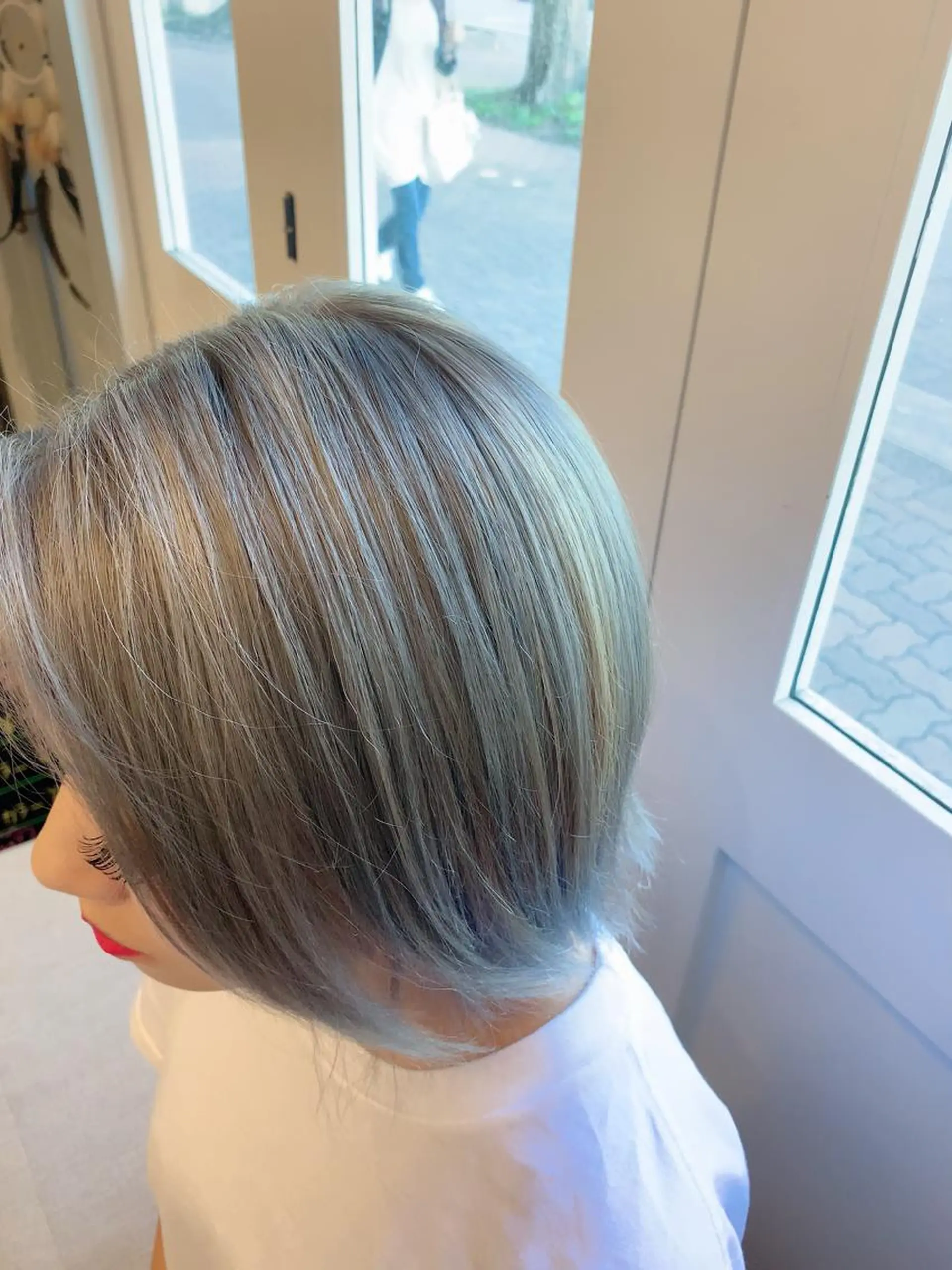 ショート カラー ハイライトカラー ハイライト ヘアカラー トリートメント 🍀Moda by Grande🍀のヘアスタイル