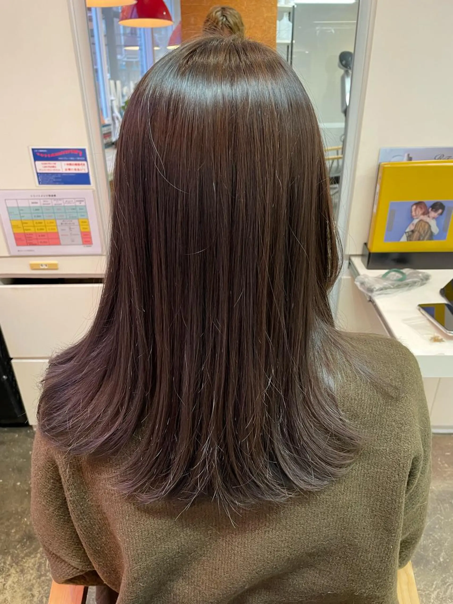 カラー ハイライトカラー MaNO🍬 ミユウのヘアスタイル