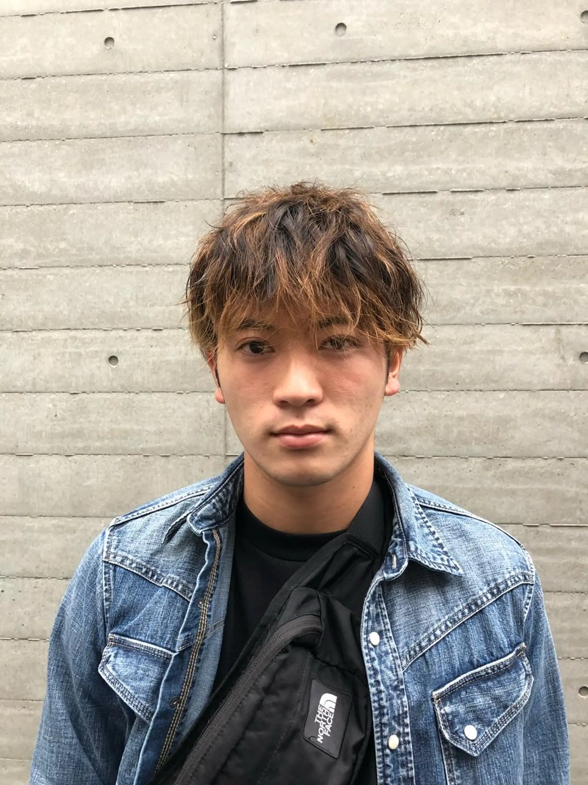 メンズ ✨色持ちの良い艶 カラー✨蟹江真世のヘアスタイル