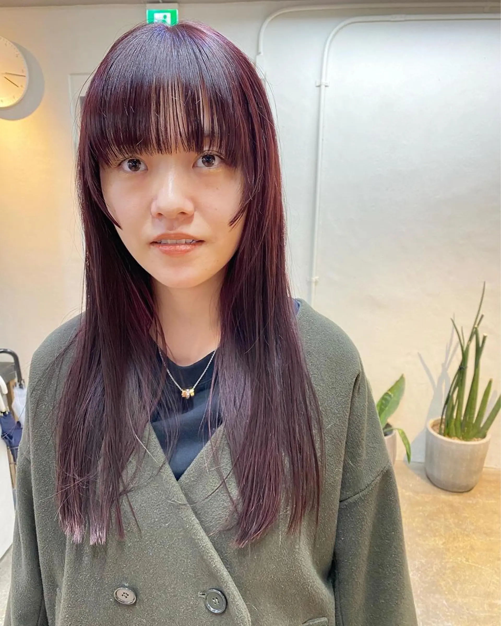 ロング カラー パーマ ヘアアレンジ メンズ キッズ ネイル マツエク・マツパ アイブロウ メンズウルフカット パープルカラー ロング ウルフカット ロングネイル 🧼柴田 健太郎🧼のヘアスタイル