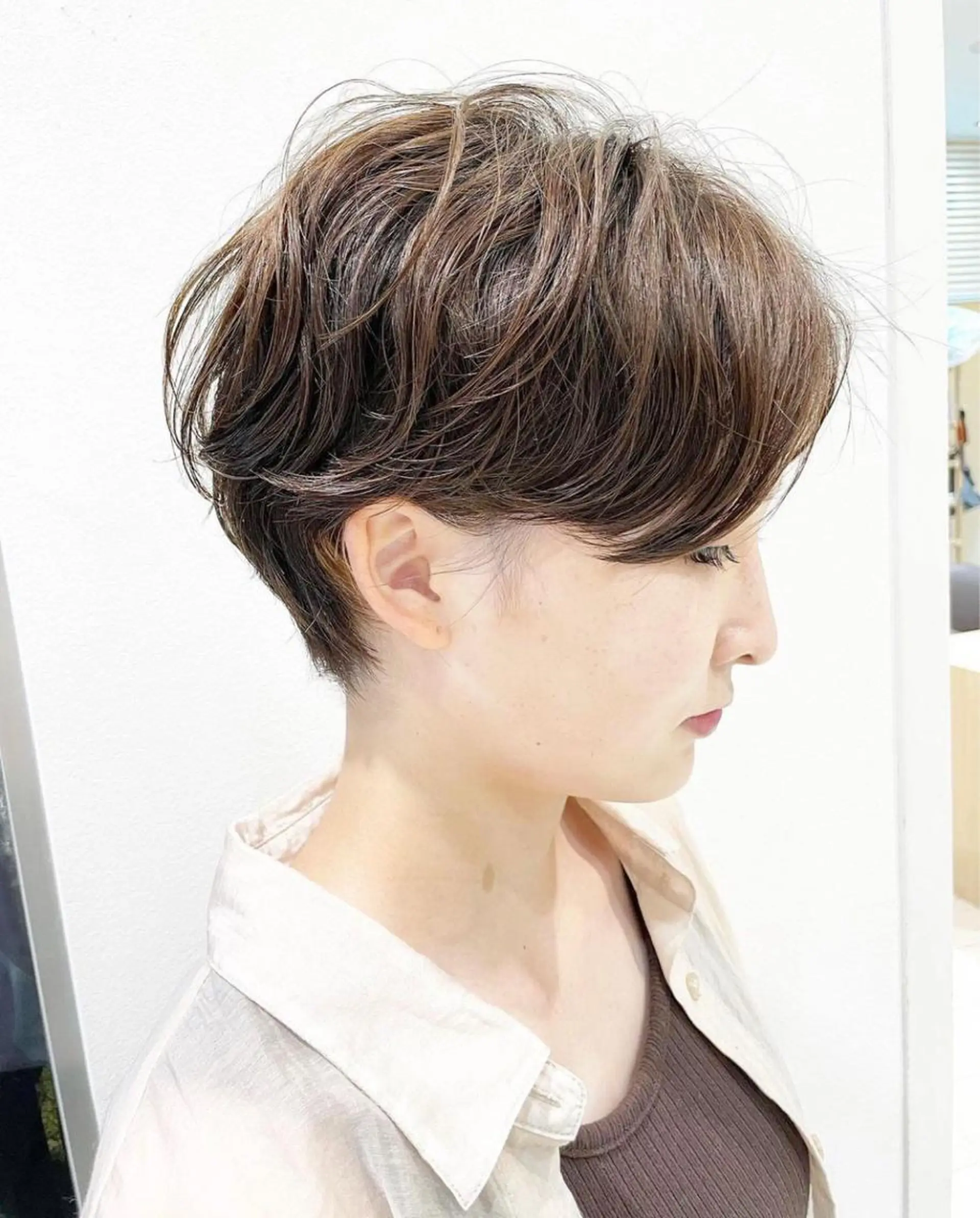 ショート カラー カット ヘアカラー le. pidorgeのヘアスタイル