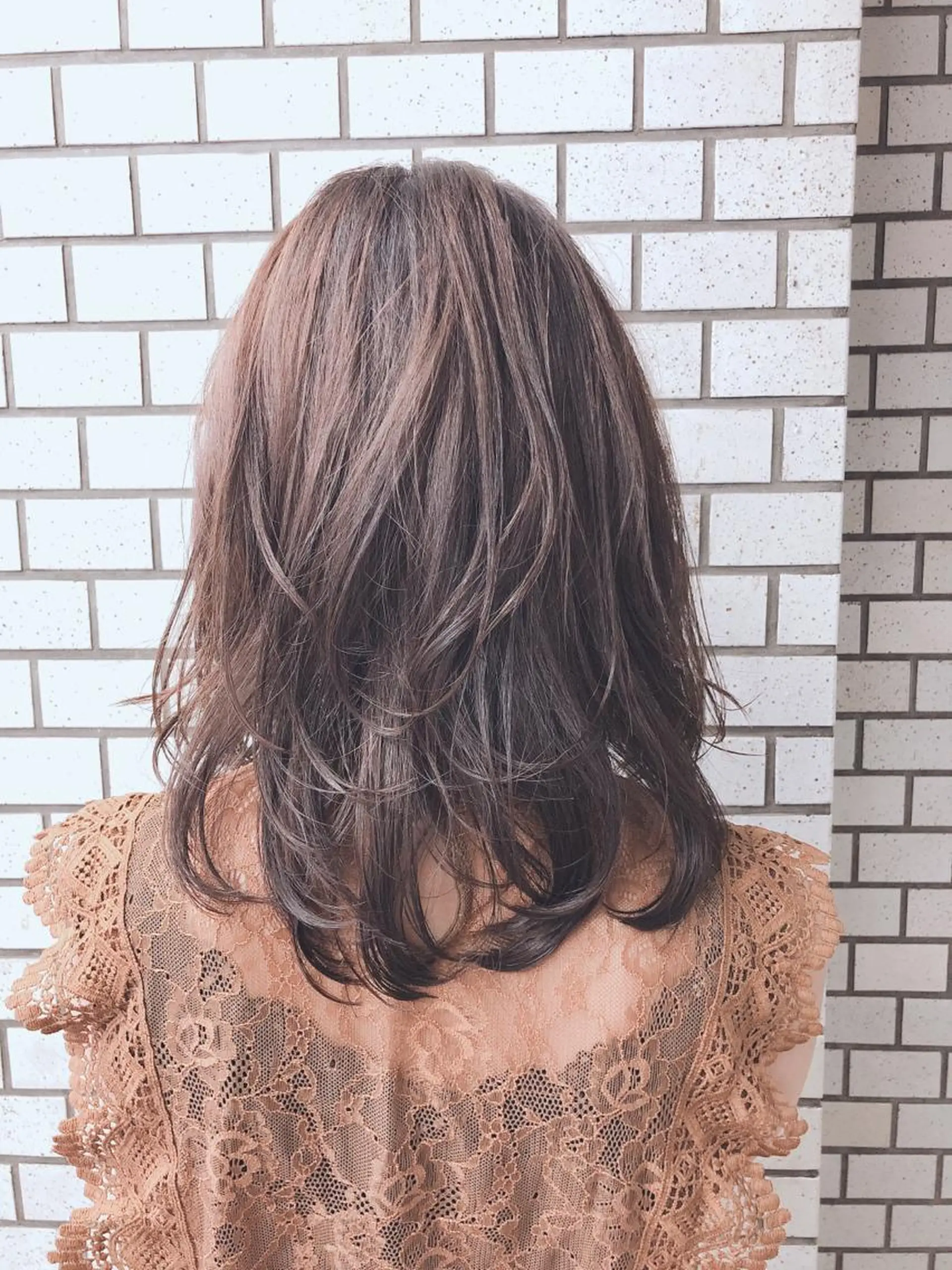 セミロング パーマ hair &eye LAWE.店長のヘアスタイル