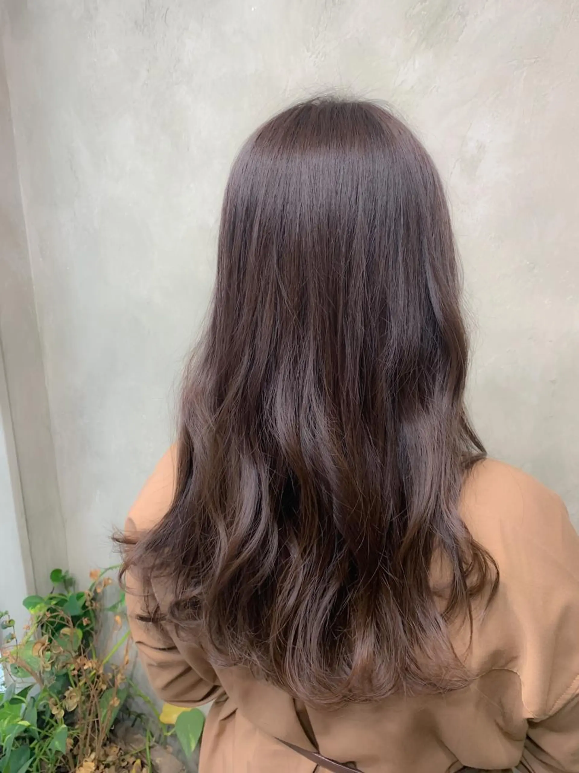 ロング カラー パーマ アッシュ 🌈髪質改善💕 縮毛矯正✨青木まで✨のヘアスタイル