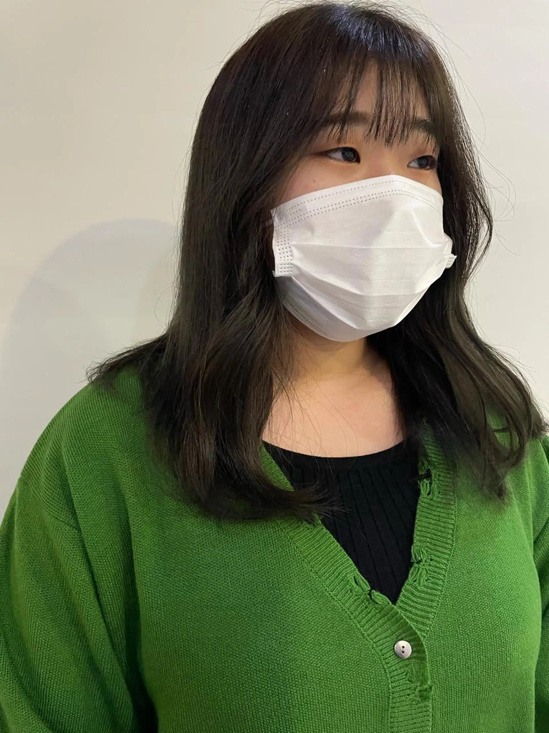 セミロング カラー silo所属・silo MOKA 顔周りカット🦦のヘアスタイル