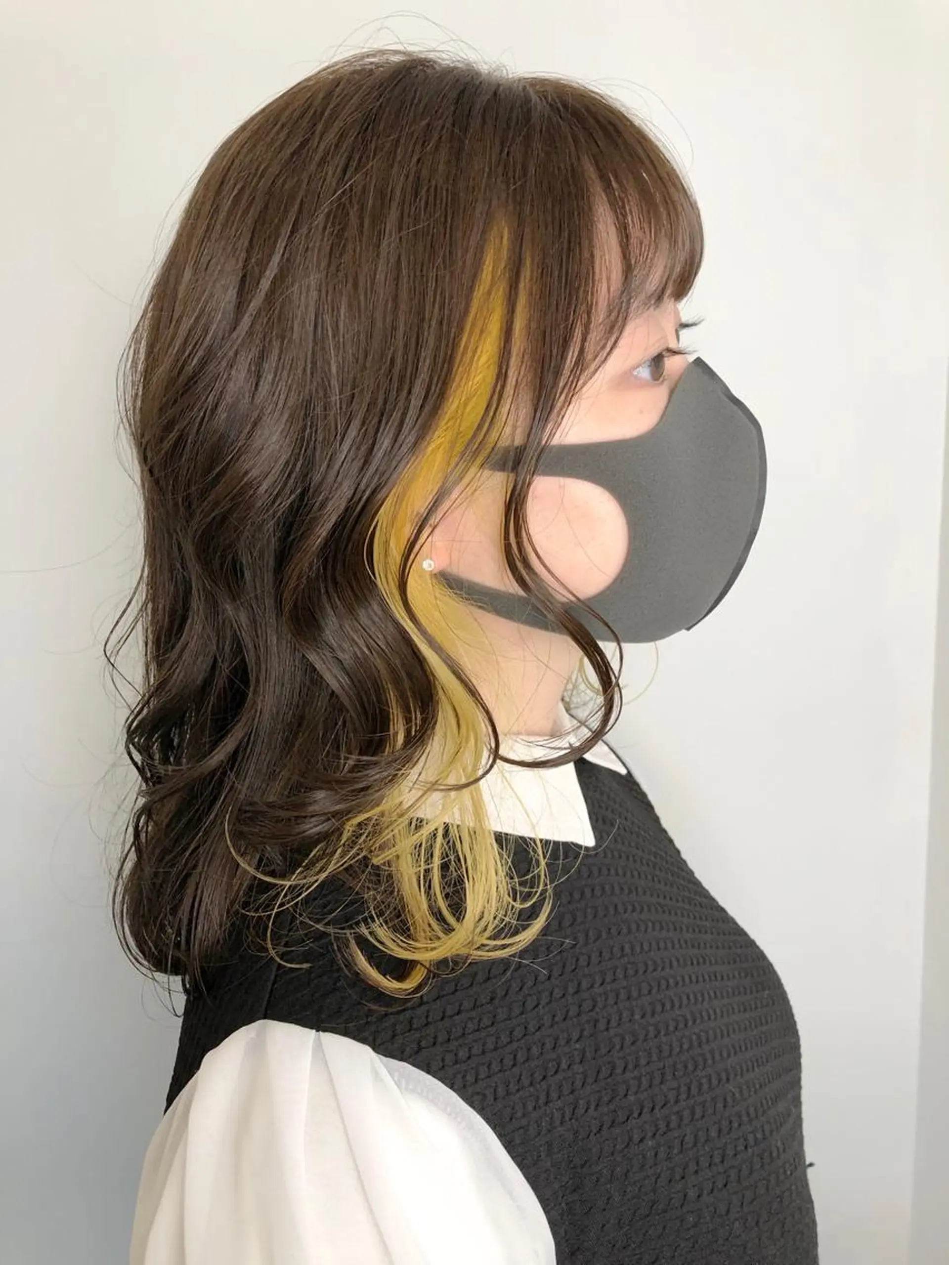 ミディアム カラー ヘアカラー トリートメント ☕️ベージュカラー 内藤光哉☕️のヘアスタイル