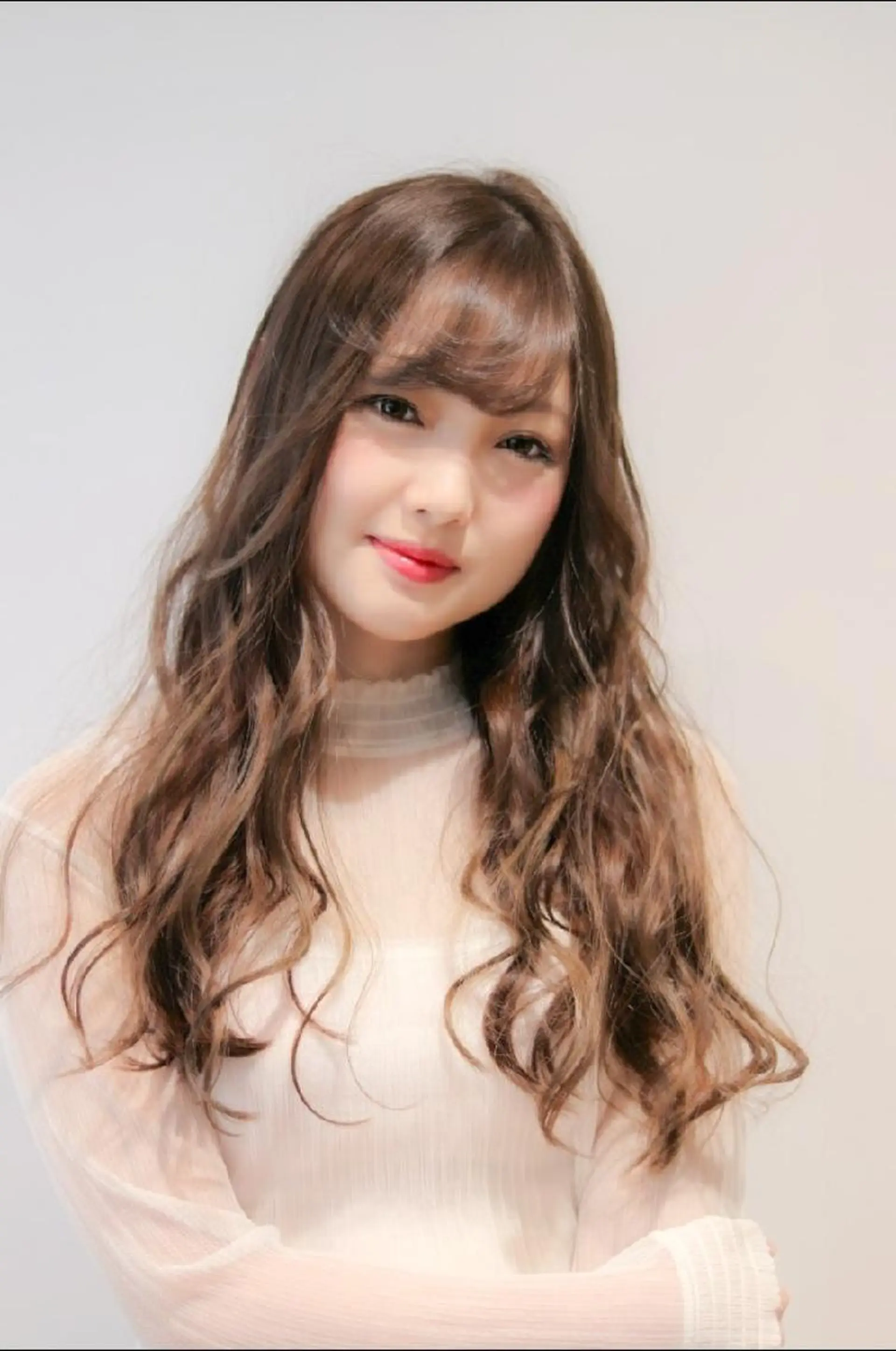 ロング カラー スタイリスト /仲川葵のヘアスタイル