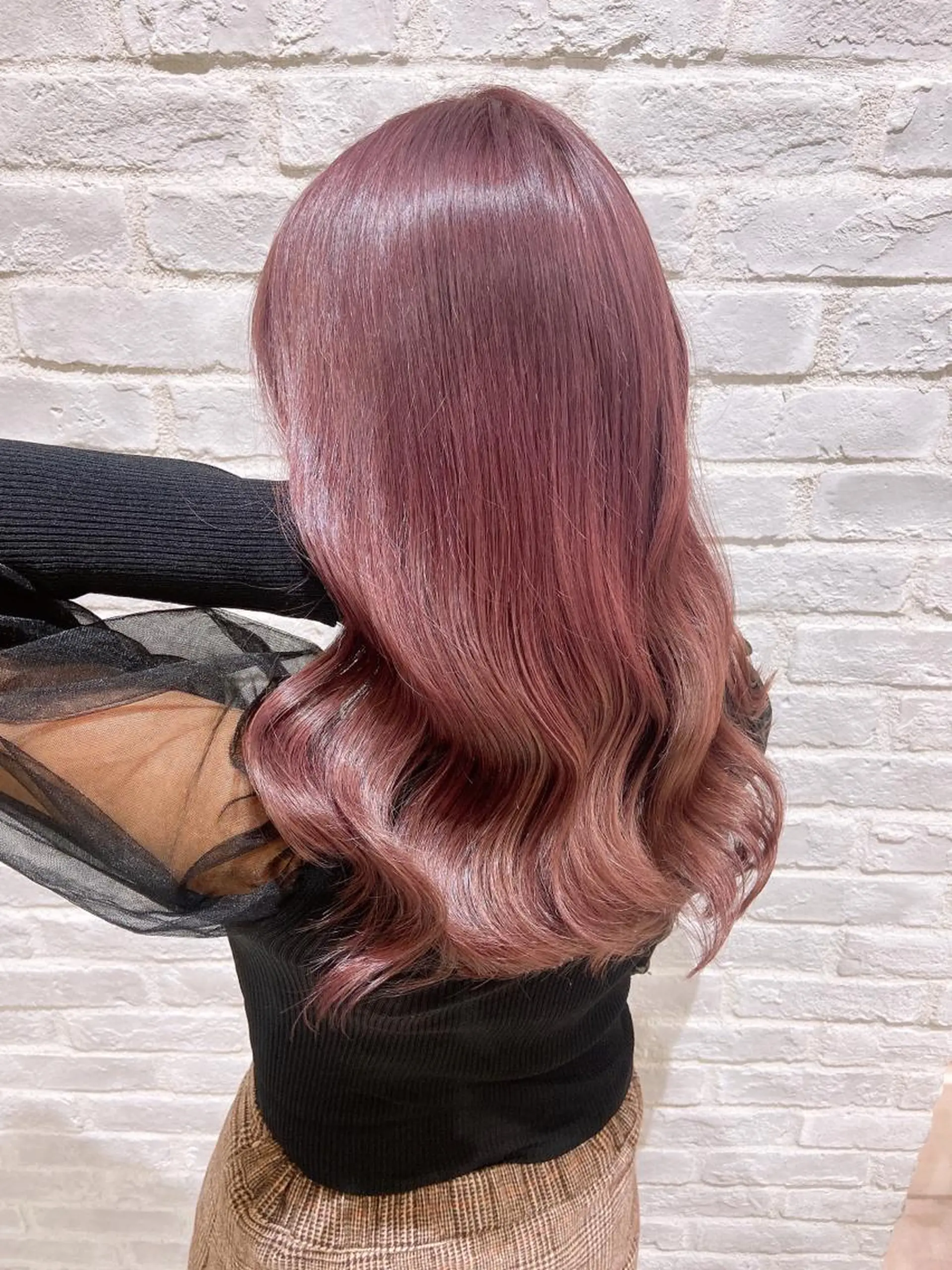 ロング カラー カット ヘアカラー 韓国/色気/レイヤー /avance天王寺のヘアスタイル