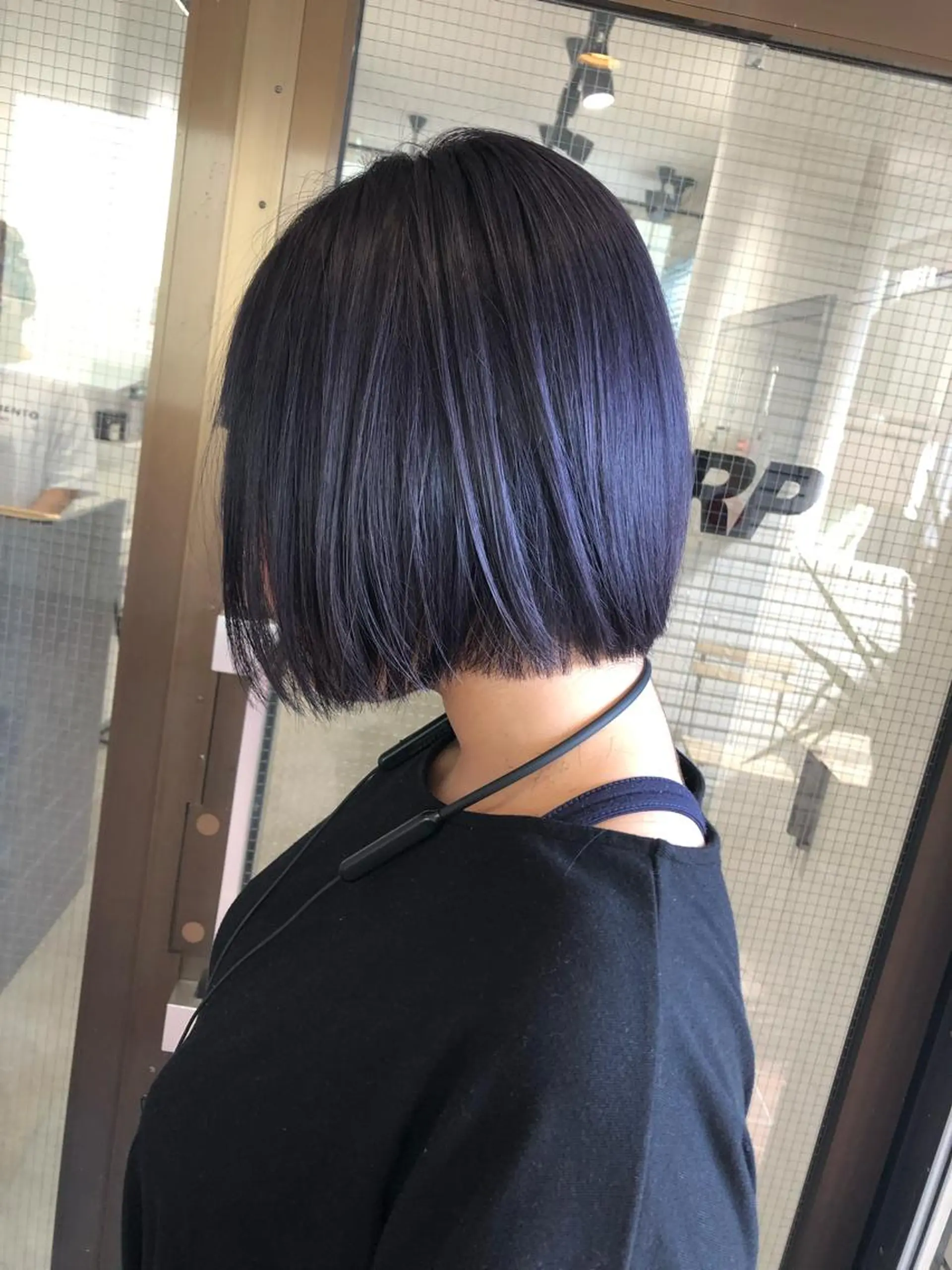 ショート カラー 切りっぱなしボブ ブリーチ ディープラベンダー ラベンダーカラー ボブ 2nd所属・🤍2nd🤍田所 美希のヘアスタイル