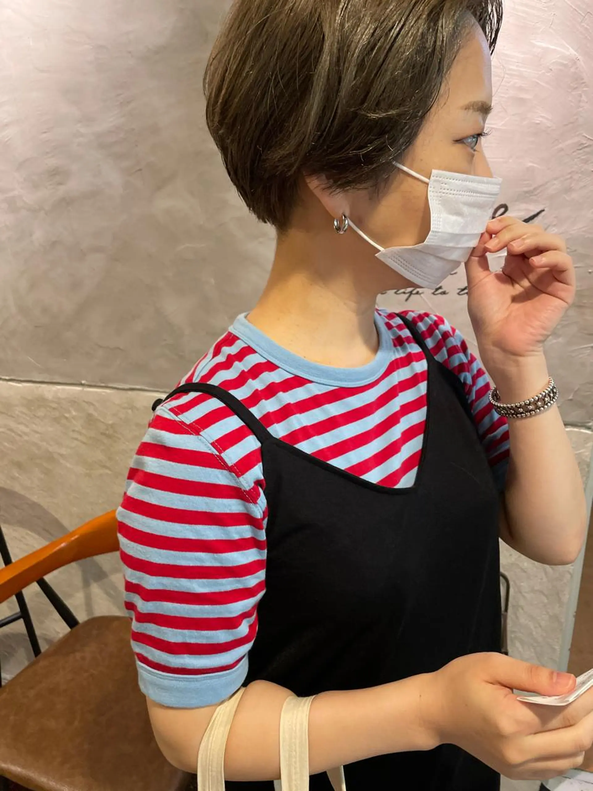 ショート カット ヘアカラー トリートメント さの あやねのヘアスタイル