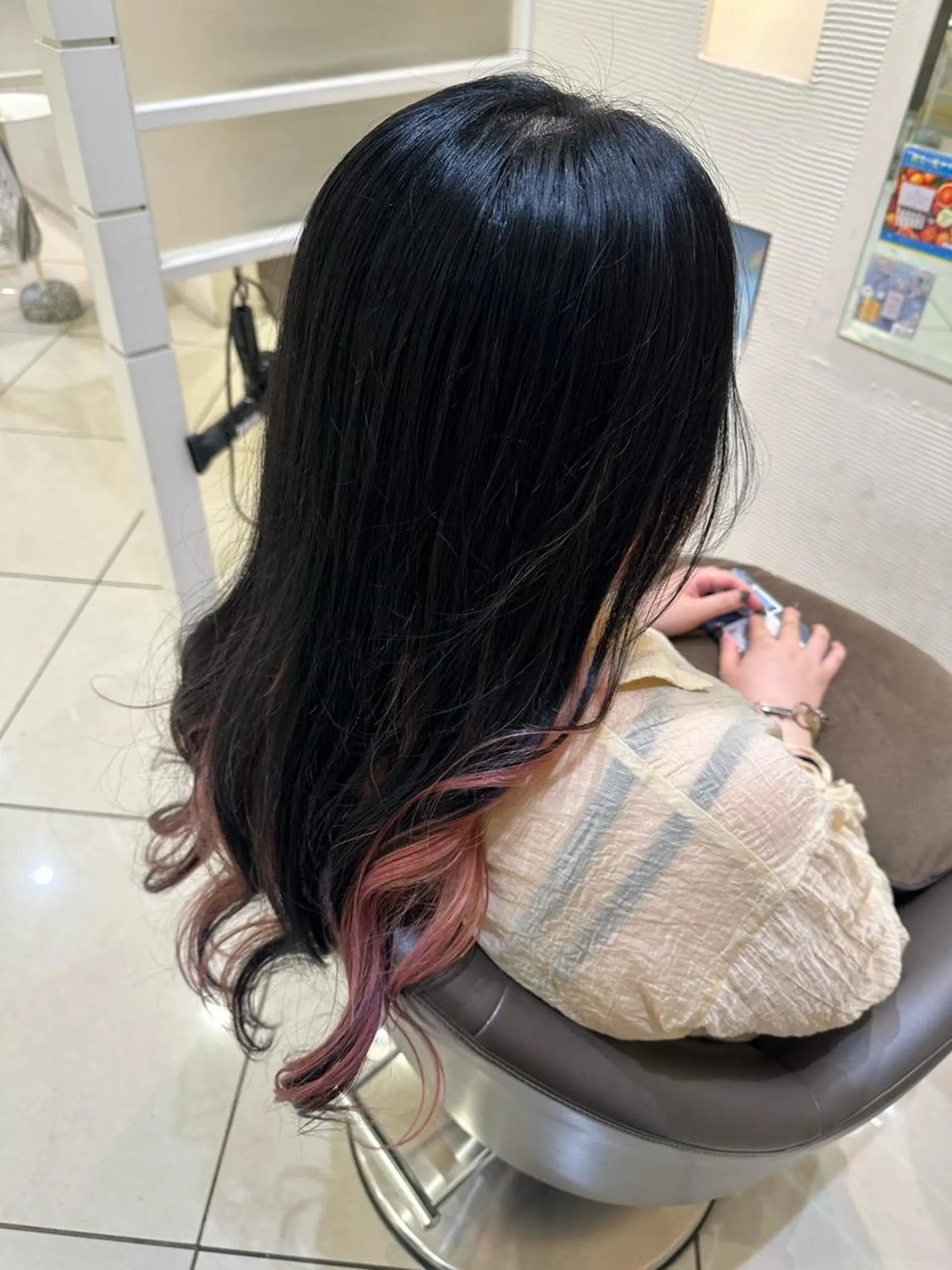 ロング カラー カチモリ個性派カラー AKANE❤️‍🔥のヘアスタイル