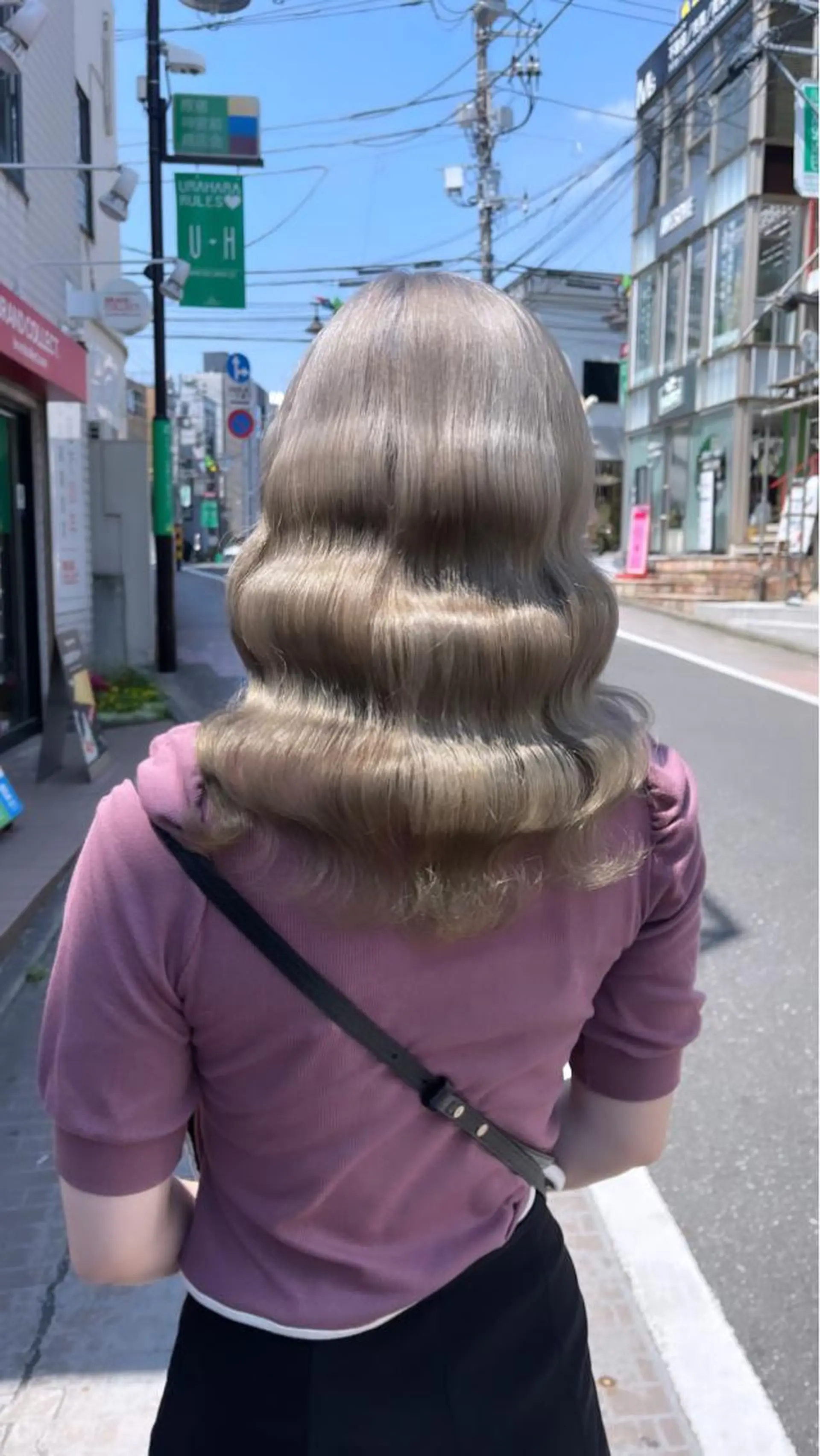 ミディアム カラー ヘアカラー トリートメント ヘアセット モテ髪提案します💕 髪質改善宗一郎のヘアスタイル