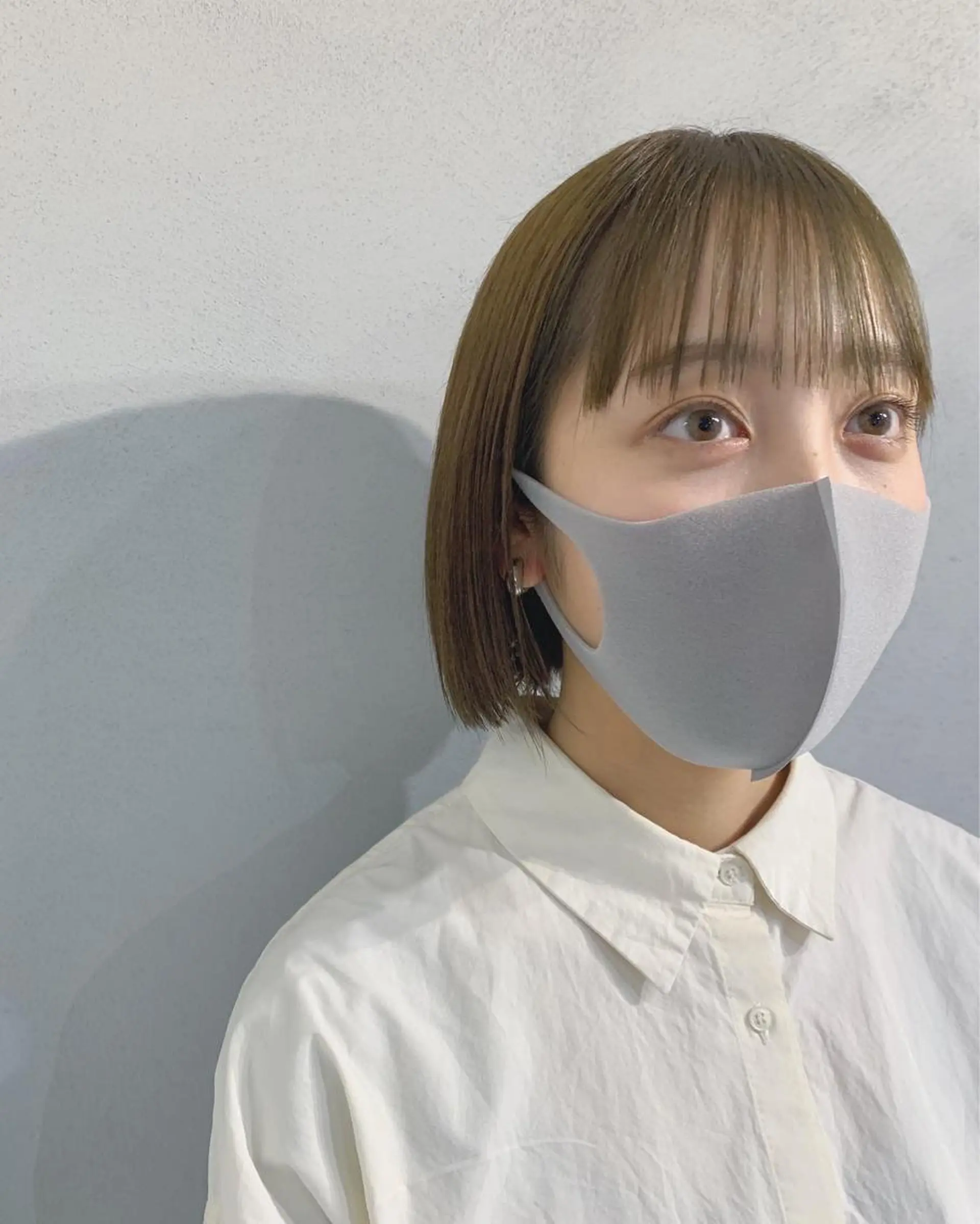 ショート カラー ボブパーマコテ巻き風 パーマNo1深江秀平のヘアスタイル