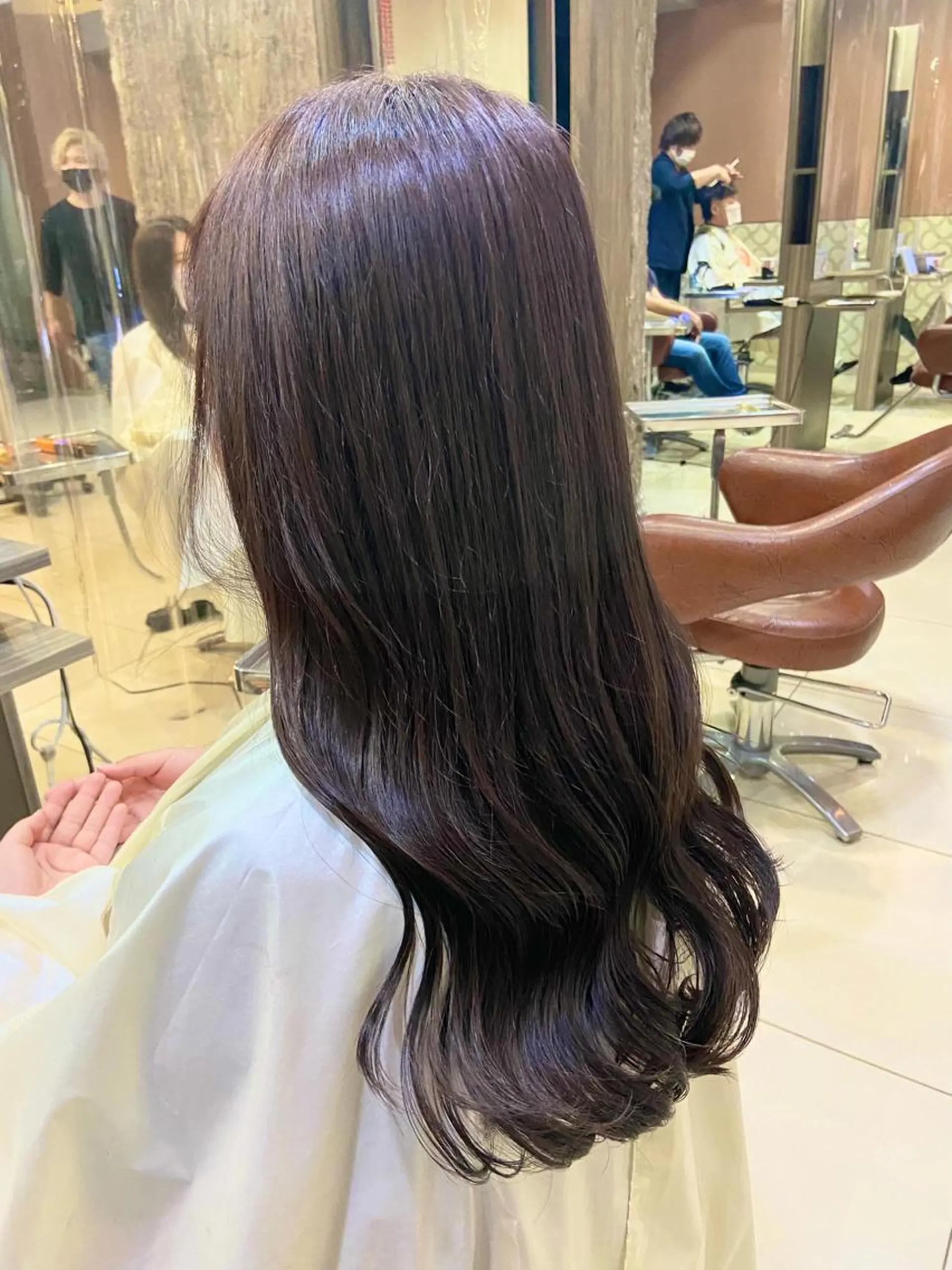 ロング カラー ヘアカラー Hair resort Aiのヘアスタイル